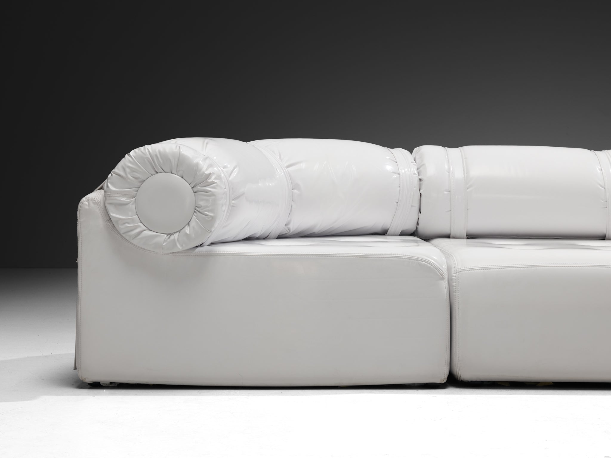 French Postmodern Steiner 'Swany' Modular Sofa seating Morentz