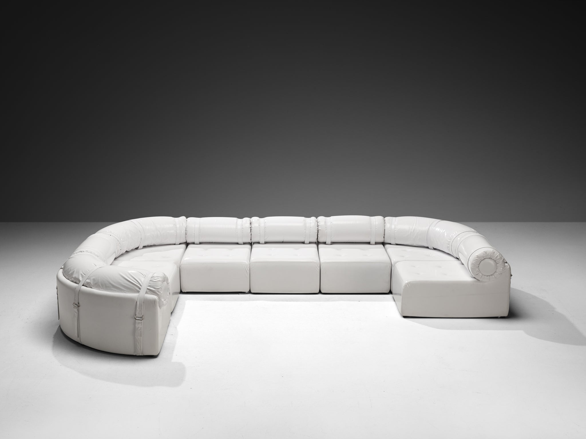 French Postmodern Steiner 'Swany' Modular Sofa seating Morentz