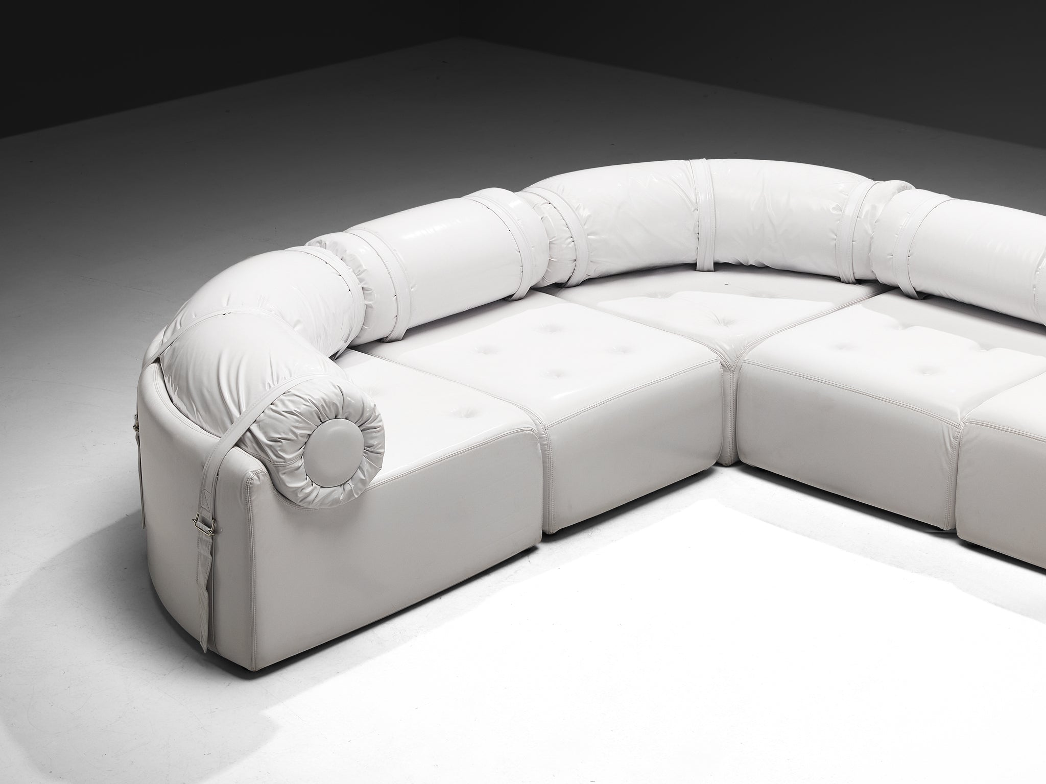 French Postmodern Steiner 'Swany' Modular Sofa seating Morentz