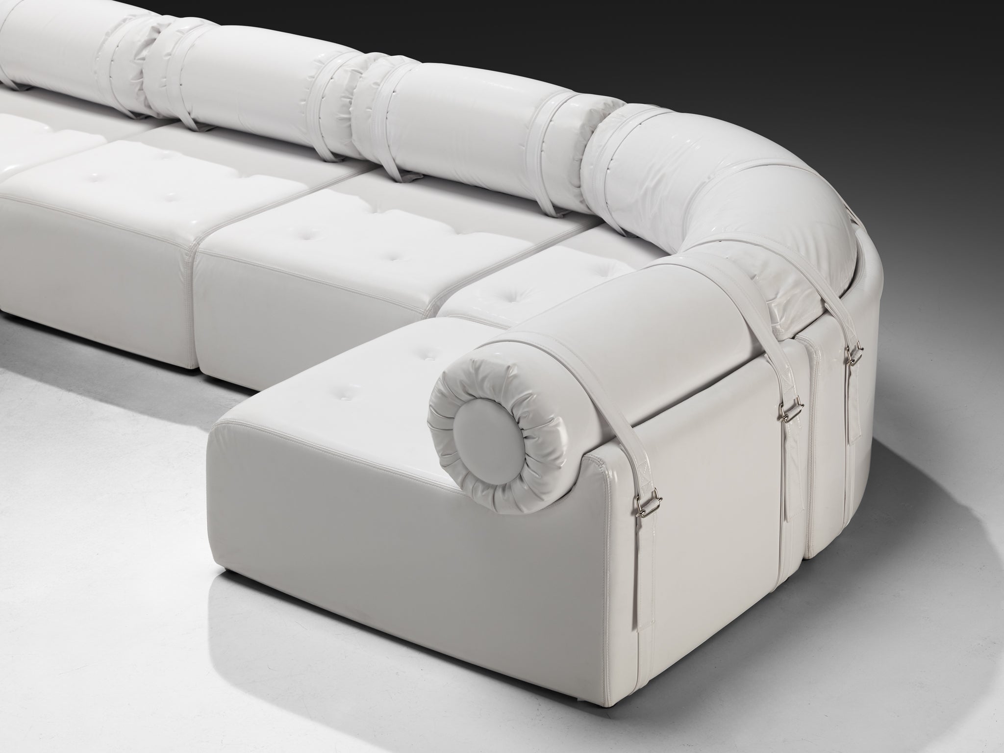 French Postmodern Steiner 'Swany' Modular Sofa seating Morentz