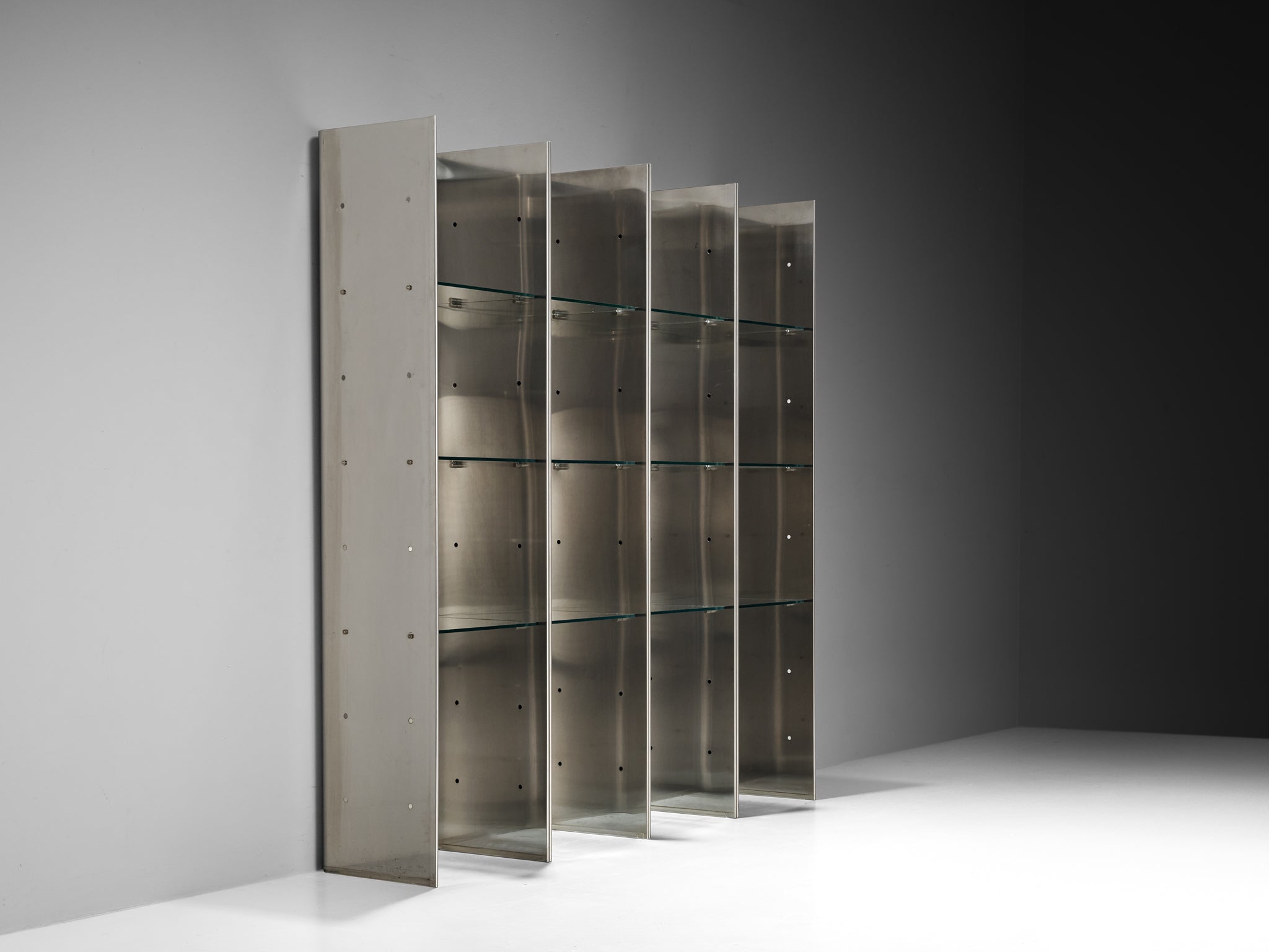 Carla Venosta and Guido Zimmerman for Arflex 'Valiant' Bookcase in Steel Case pieces and storage cabinets Morentz