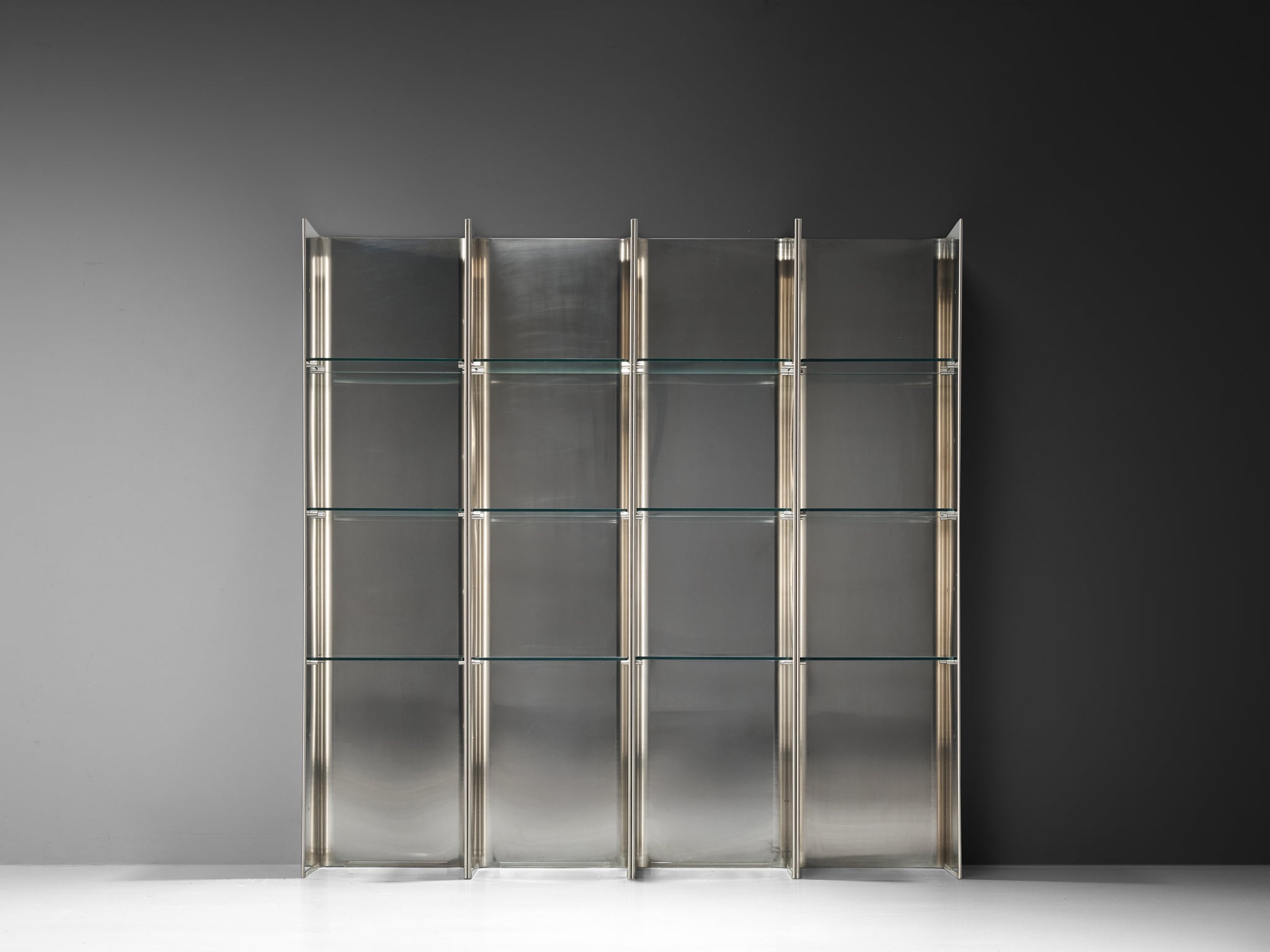 Carla Venosta and Guido Zimmerman for Arflex 'Valiant' Bookcase in Steel Case pieces and storage cabinets Morentz
