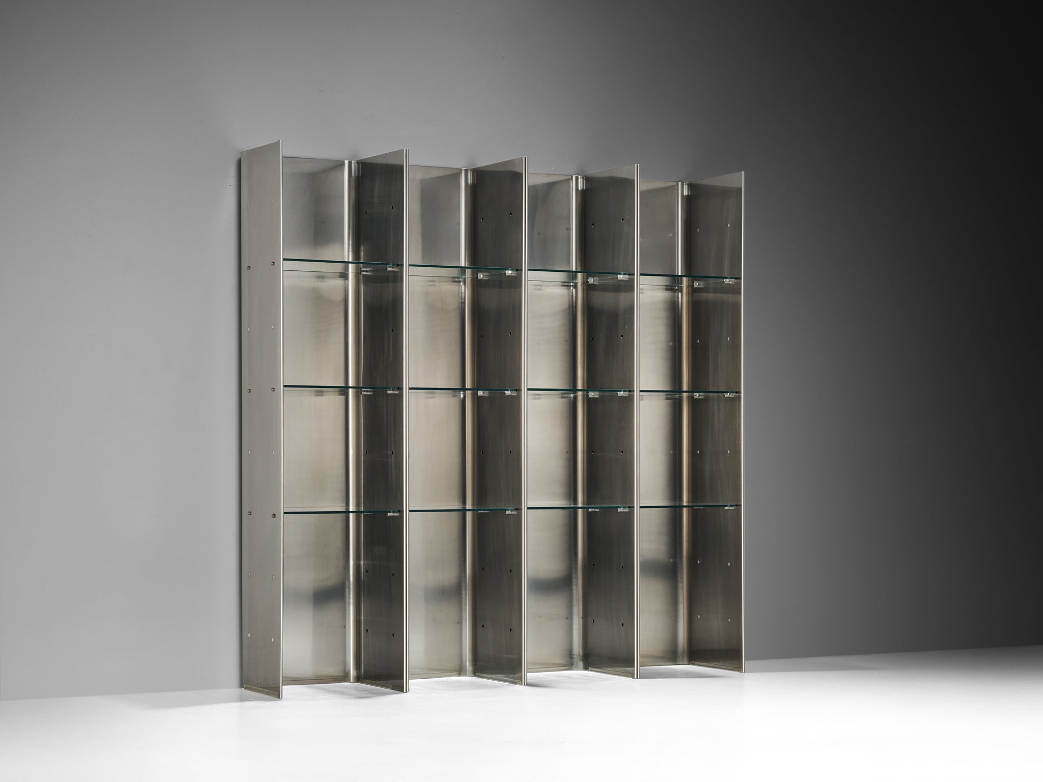 Carla Venosta and Guido Zimmerman for Arflex 'Valiant' Bookcase in Steel Case pieces and storage cabinets Morentz