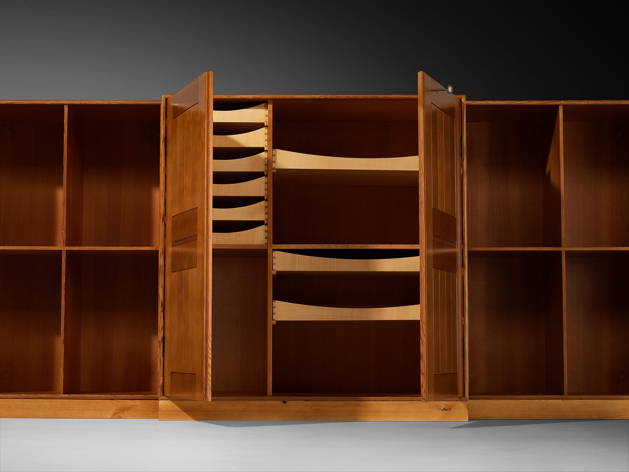 Mogens Koch for Rud Radmussen Modular Bookcase in Pine