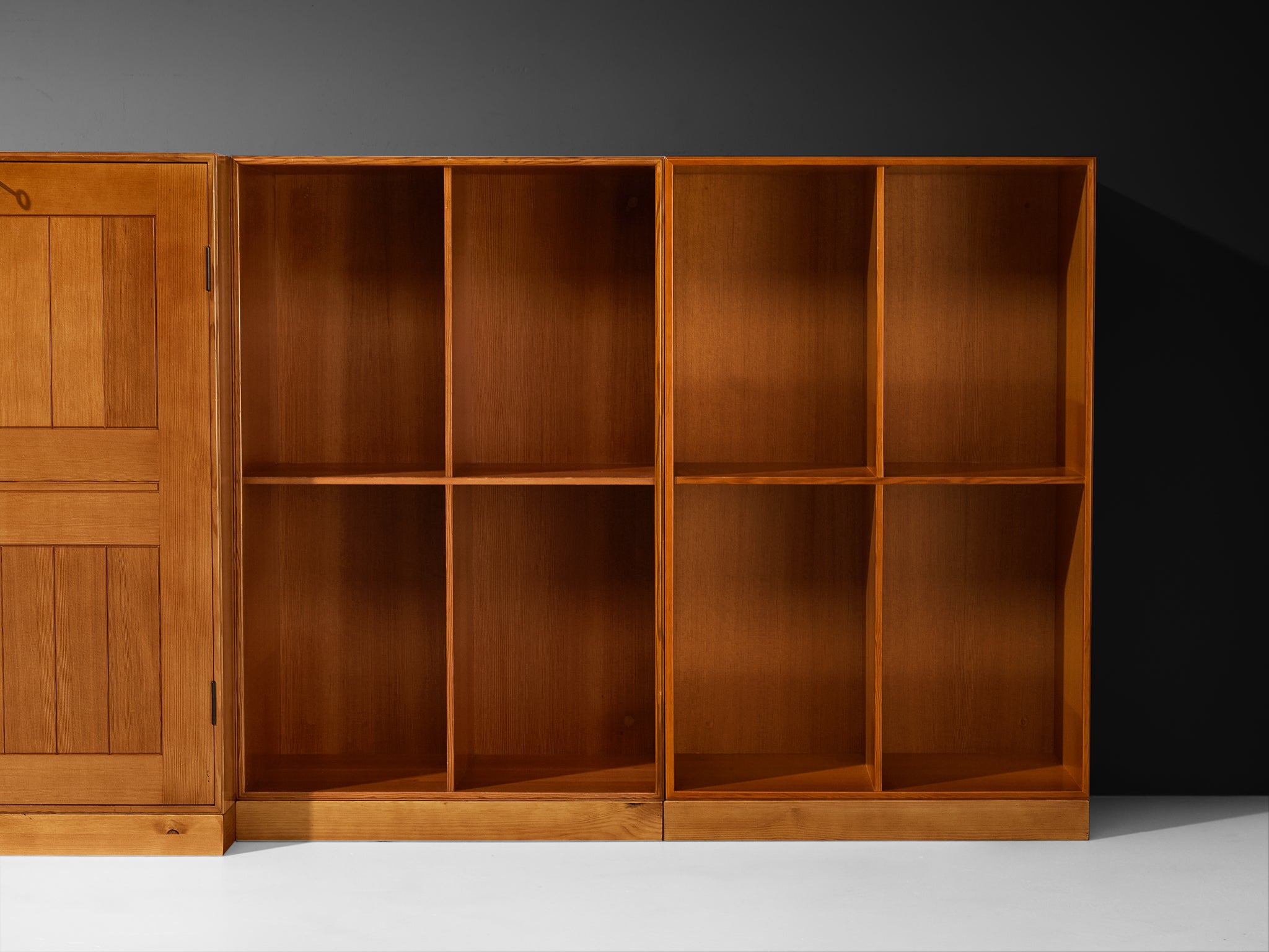 Mogens Koch for Rud Radmussen Modular Bookcase in Pine