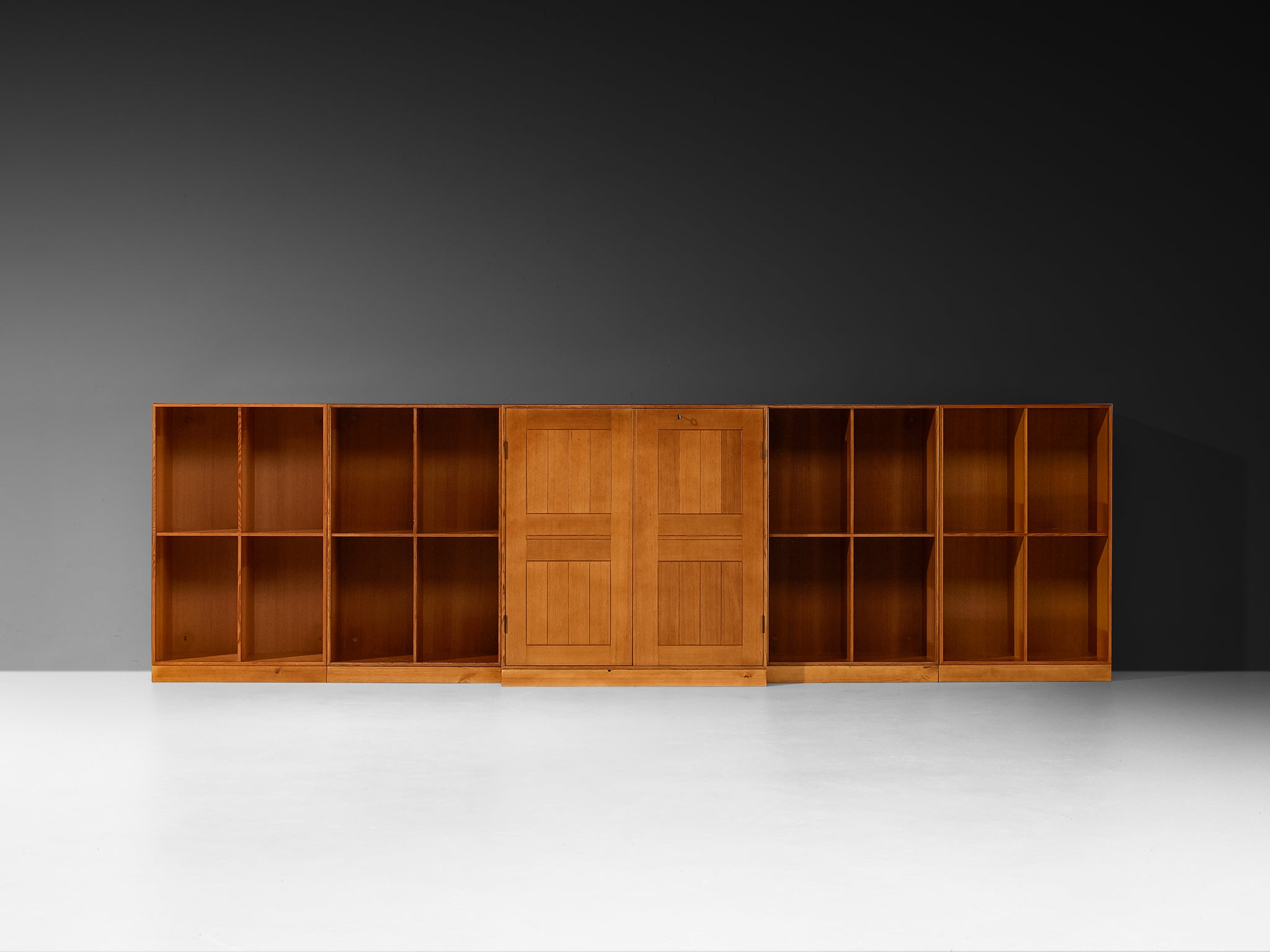 Mogens Koch for Rud Radmussen Modular Bookcase in Pine