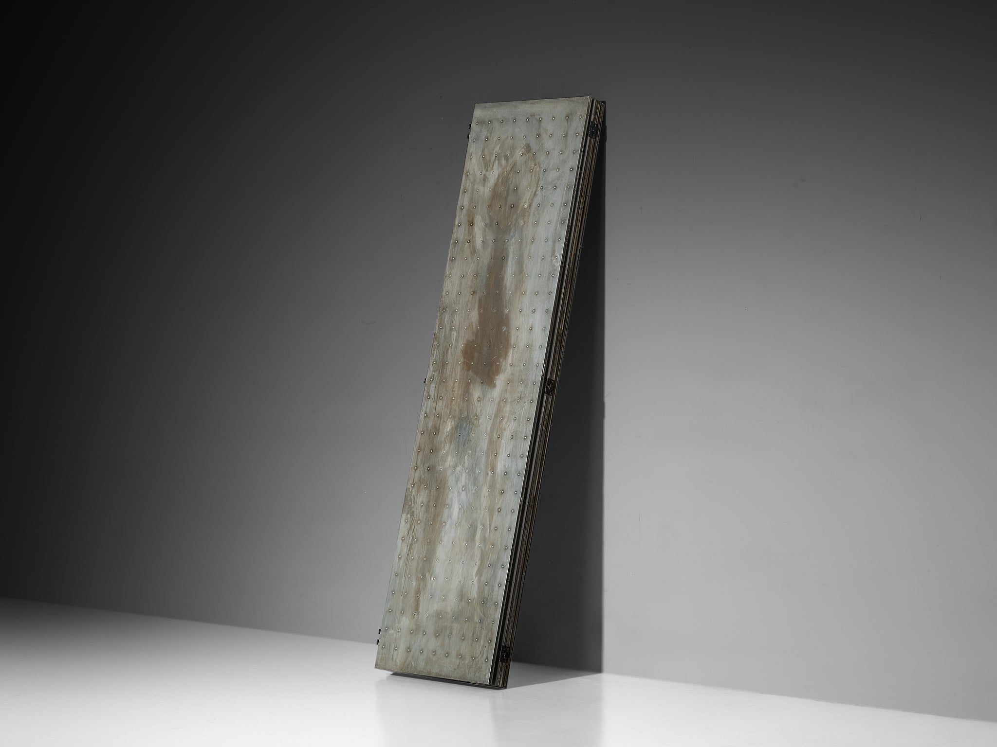 Mats Theselius for Källemo AB Limited Edition 'Rörligt Objekt' Folding Screen in Patinated Aluminum More Furniture and Collectibles Morentz