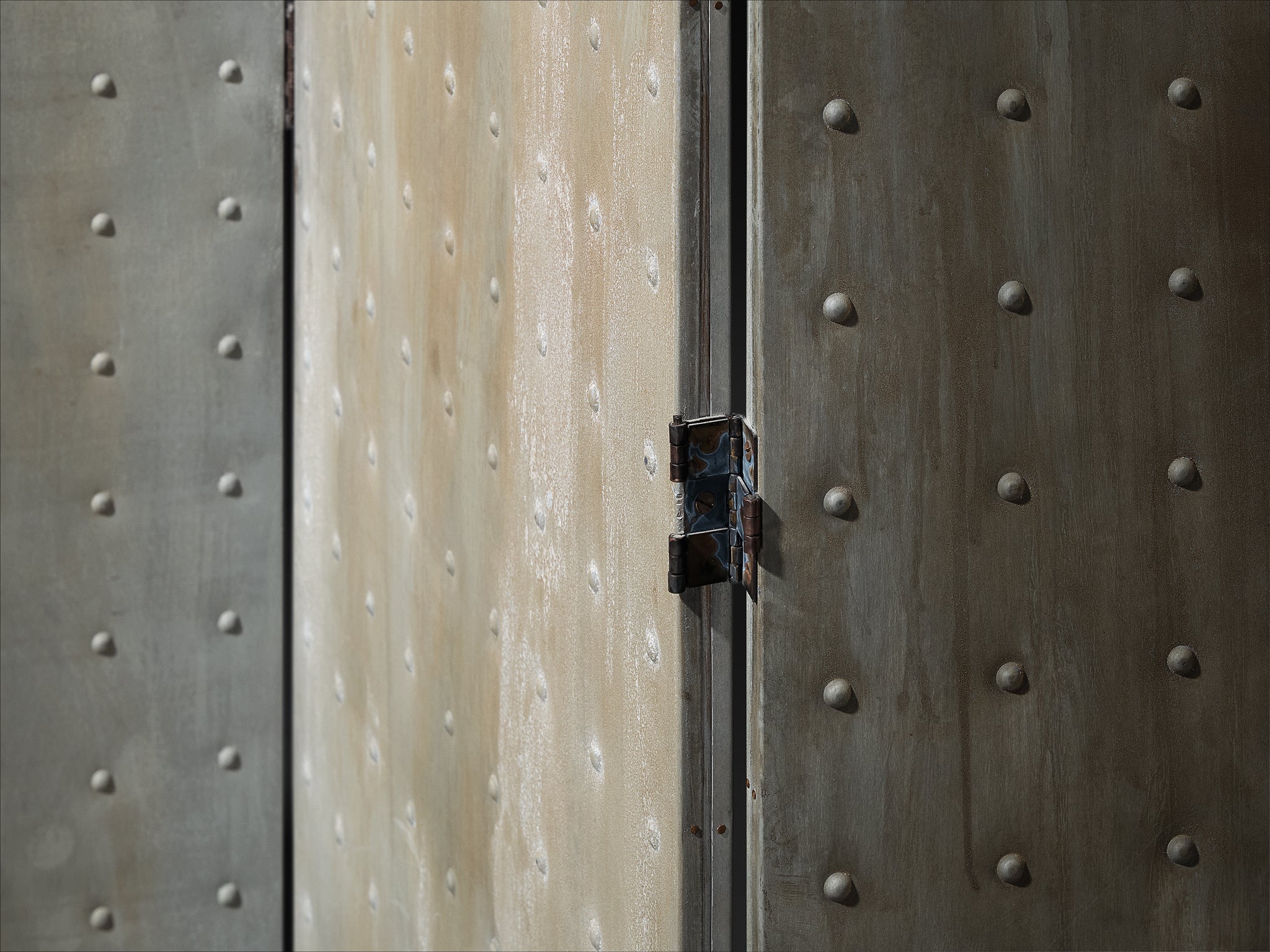 Mats Theselius for Källemo AB Limited Edition 'Rörligt Objekt' Folding Screen in Patinated Aluminum More Furniture and Collectibles Morentz