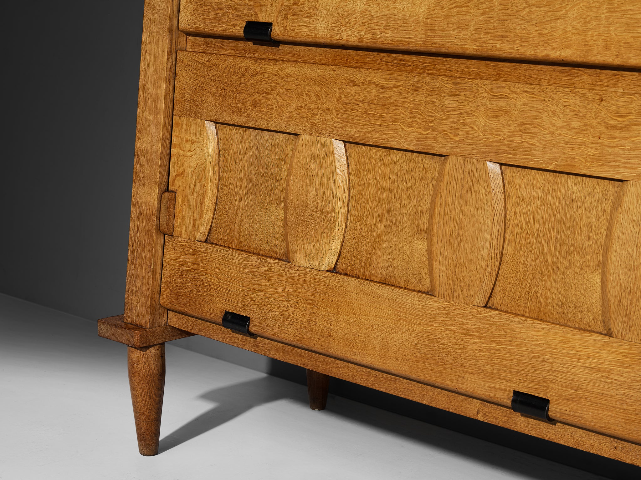 Guillerme & Chambron Cabinet in Solid Oak Case pieces and storage cabinets Morentz