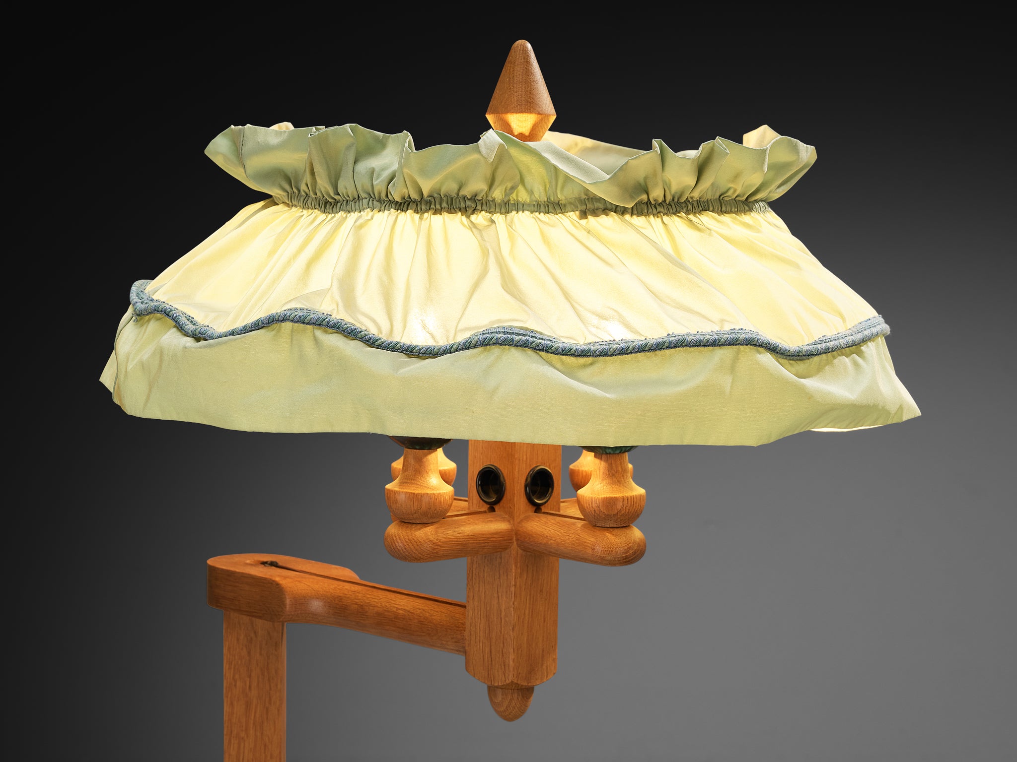 Guillerme & Chambron Floor Lamp with Integrated Side Tables Lighting Morentz