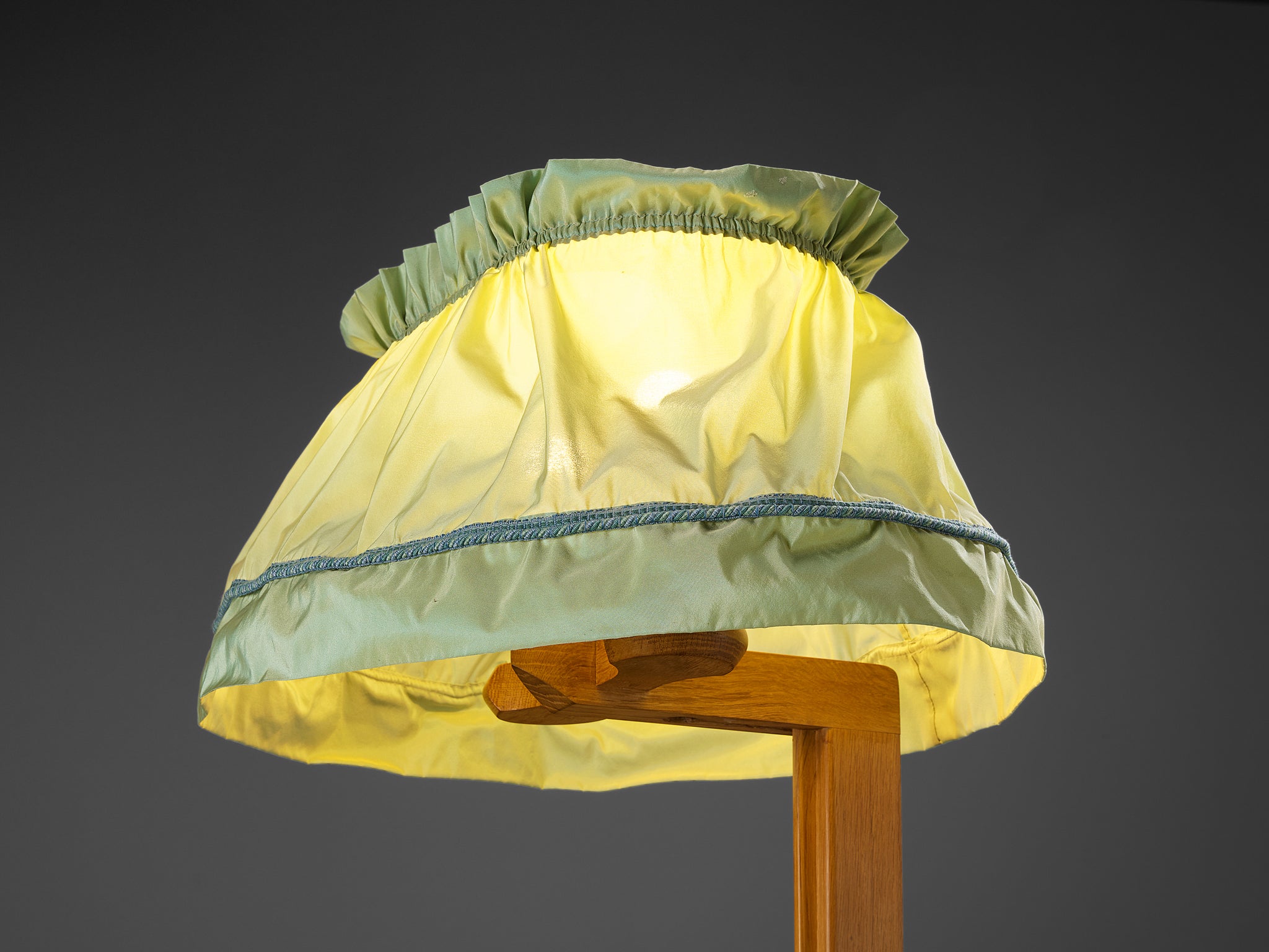 Guillerme & Chambron Floor Lamp with Integrated Side Table Lighting Morentz