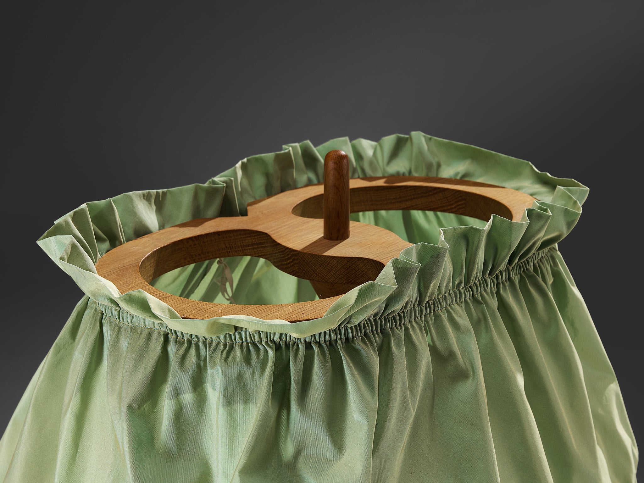 Guillerme & Chambron Floor Lamp with Integrated Side Table Lighting Morentz