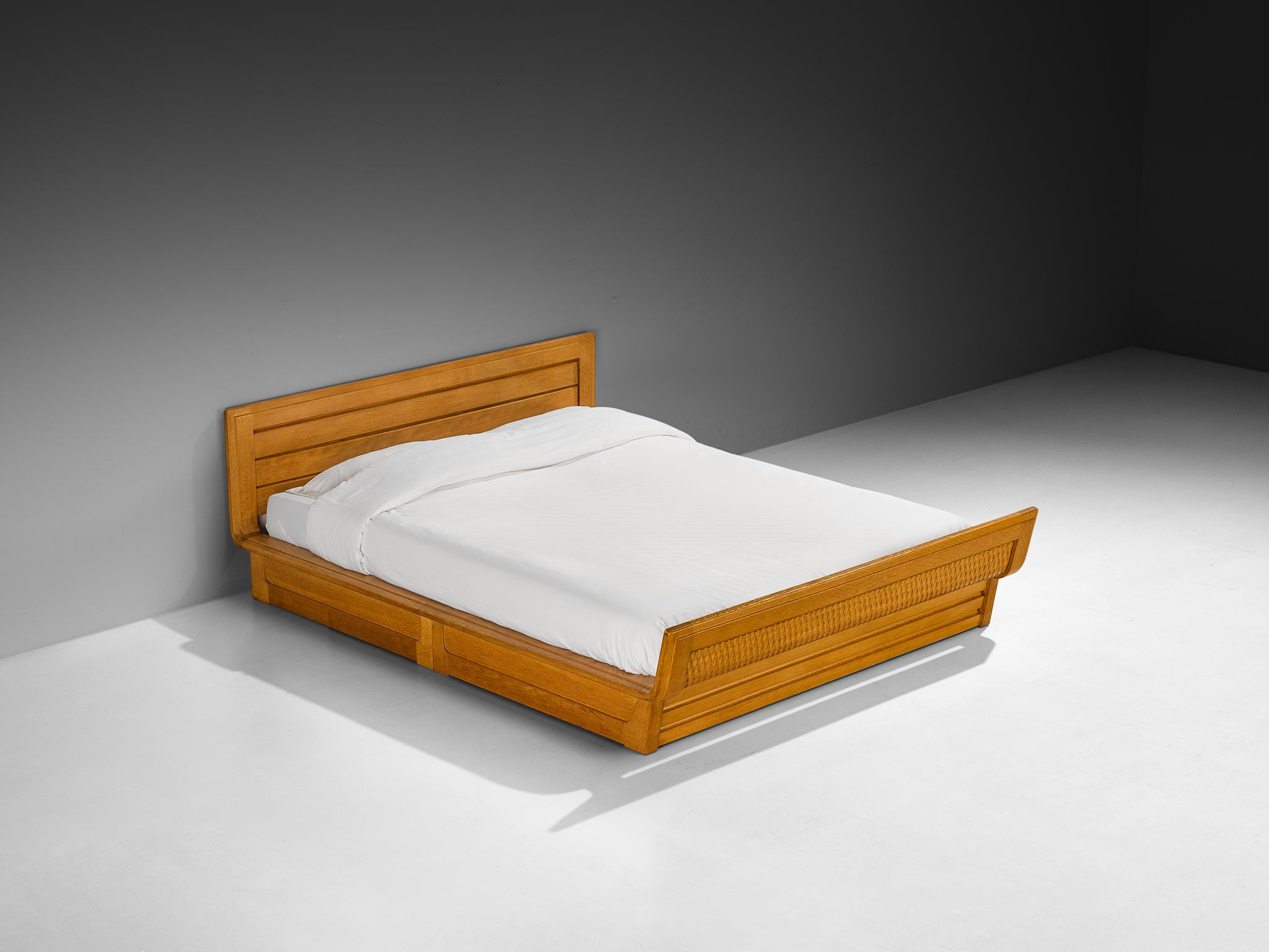 Guillerme & Chambron Double Bed in Solid Oak More Furniture and Collectibles Morentz