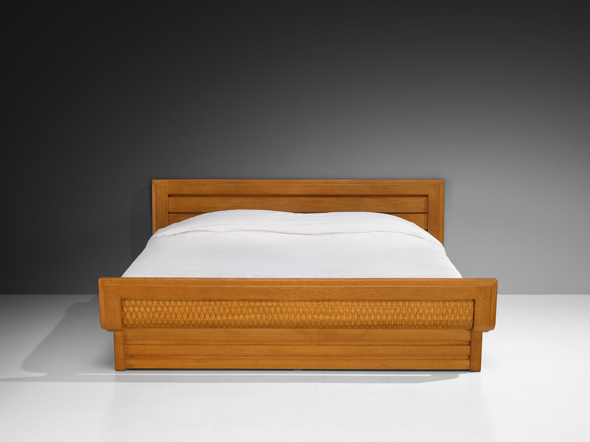 Guillerme & Chambron Double Bed in Solid Oak More Furniture and Collectibles Morentz