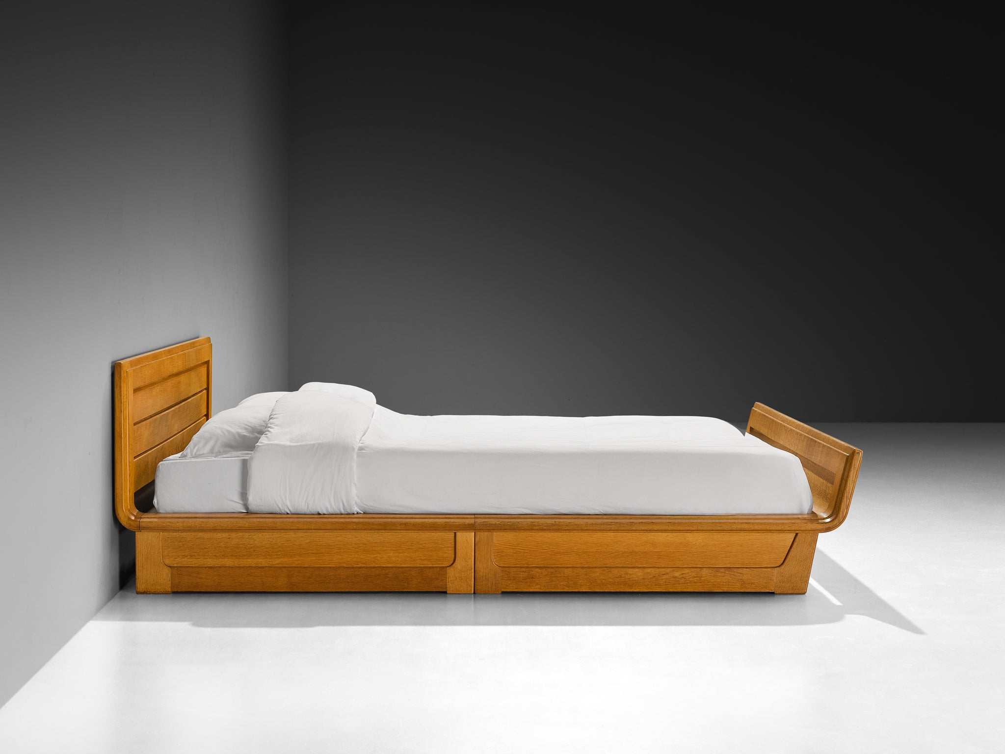 Guillerme & Chambron Double Bed in Solid Oak More Furniture and Collectibles Morentz