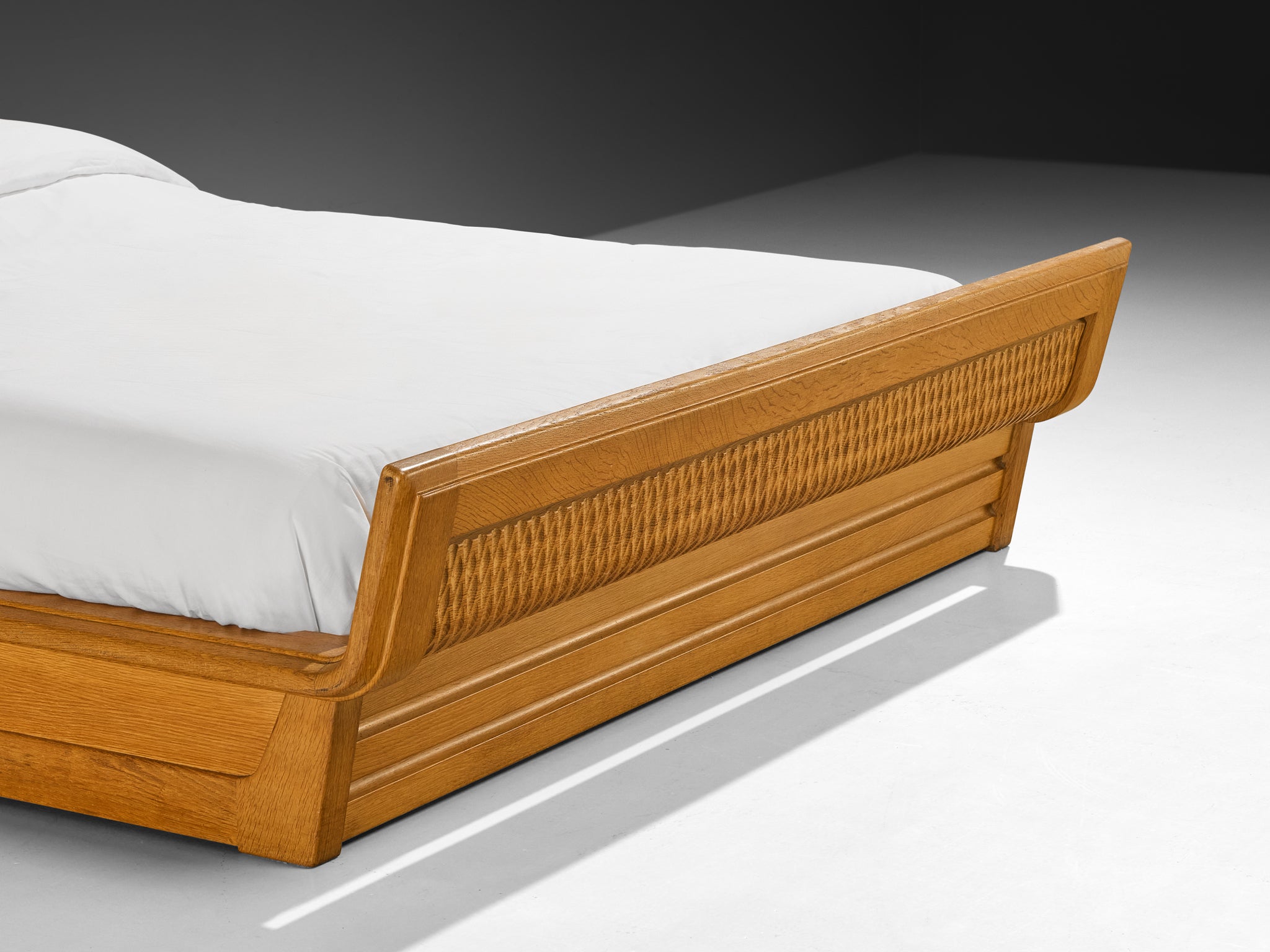 Guillerme & Chambron Double Bed in Solid Oak More Furniture and Collectibles Morentz