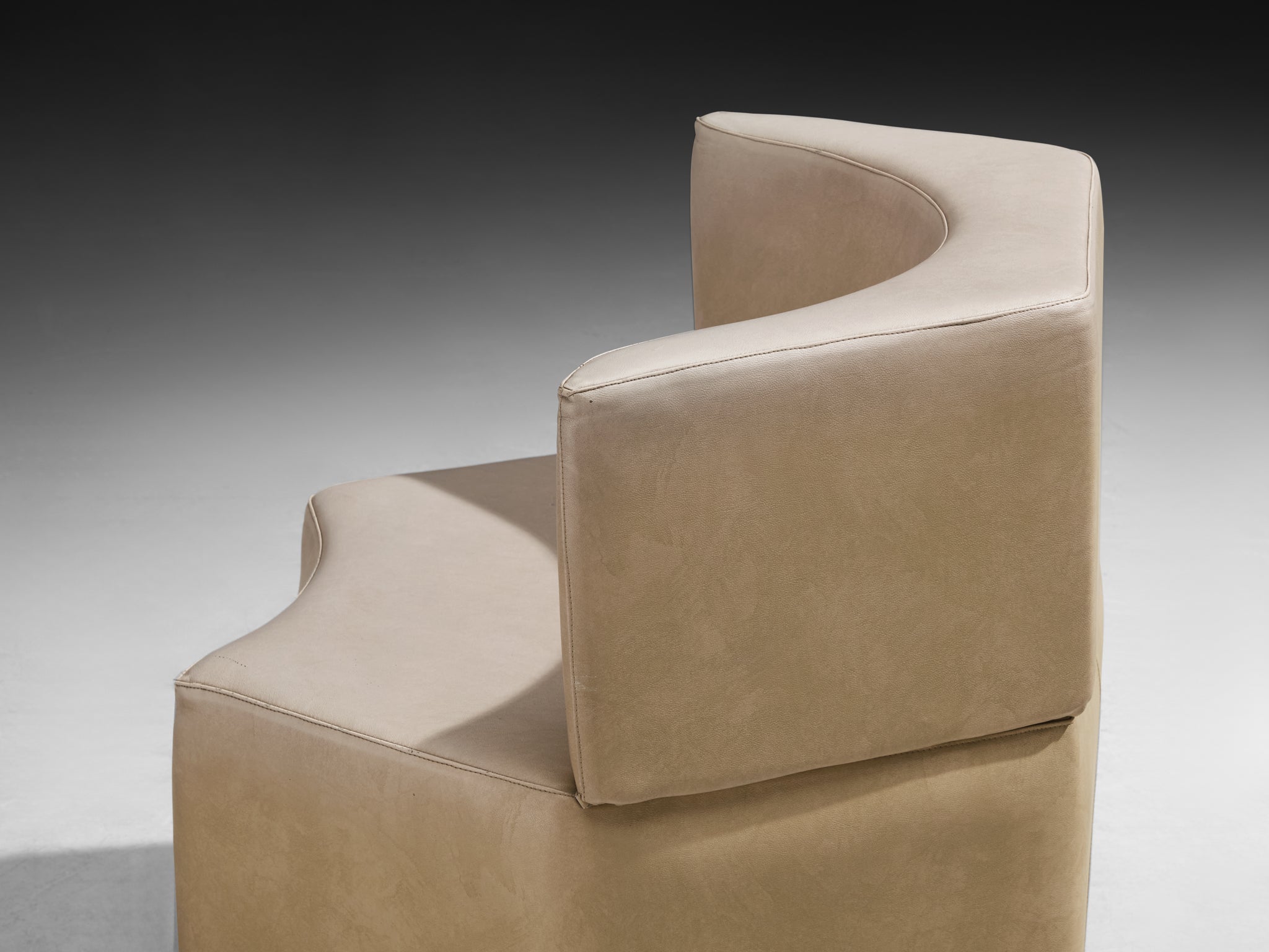 Sectional Sofa Elements in Leatherette Seating Morentz