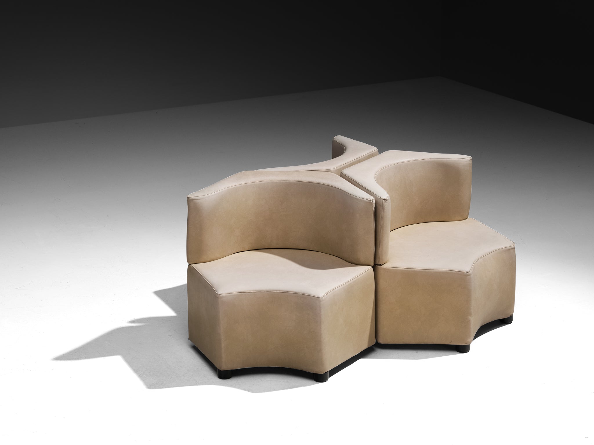 Sectional Sofa Elements in Leatherette Seating Morentz