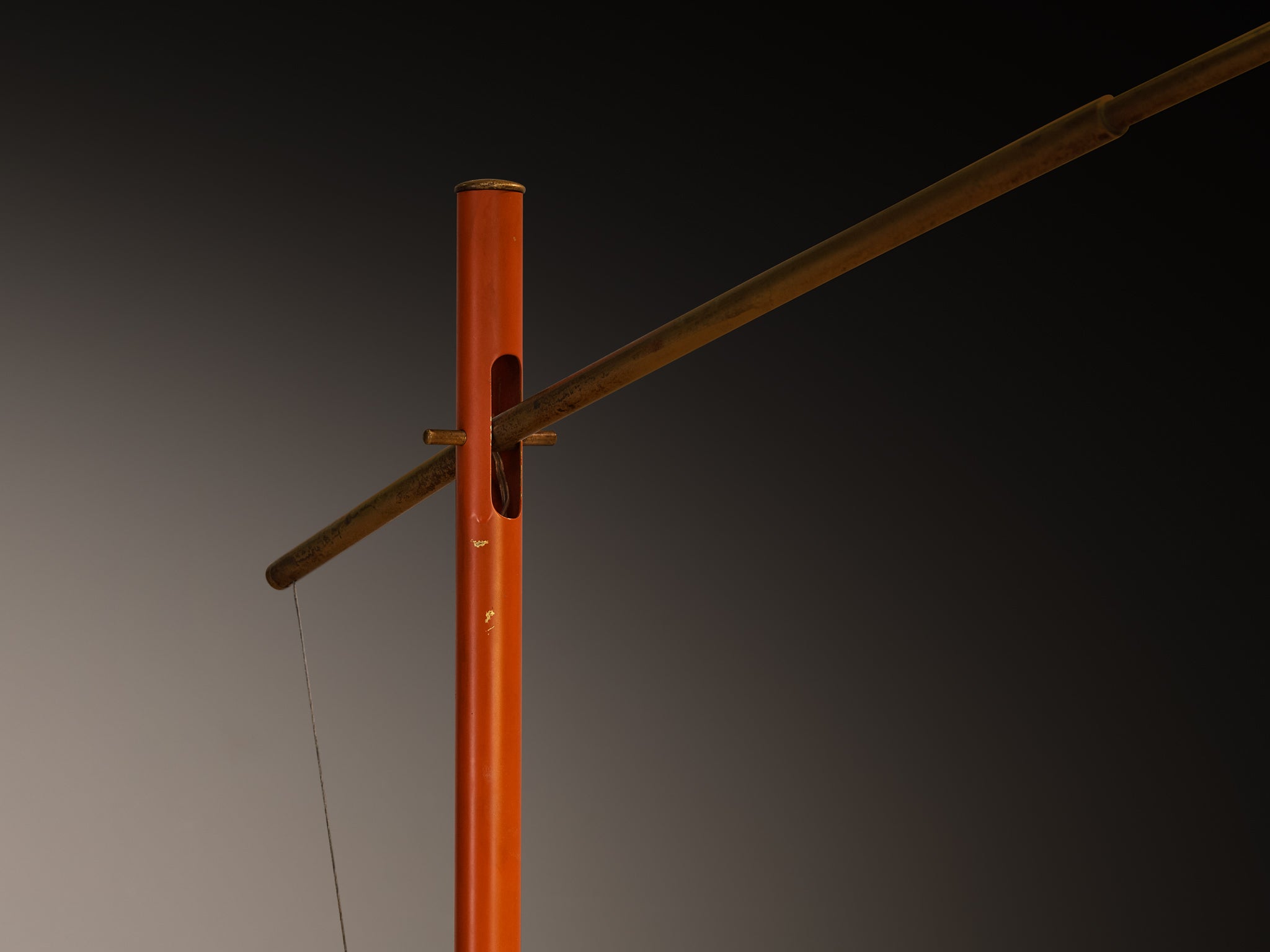 Rare Angelo Lelii for Arredoluce Floor Lamp Lighting Morentz