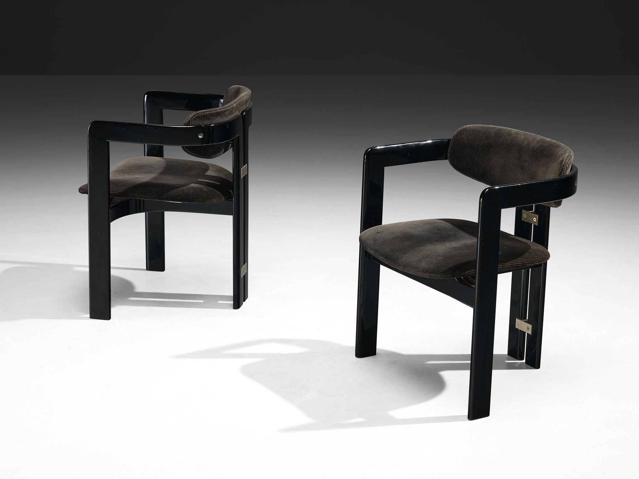 Augusto Savini for Pozzi Set of Four Pamplona Chairs Seating Morentz