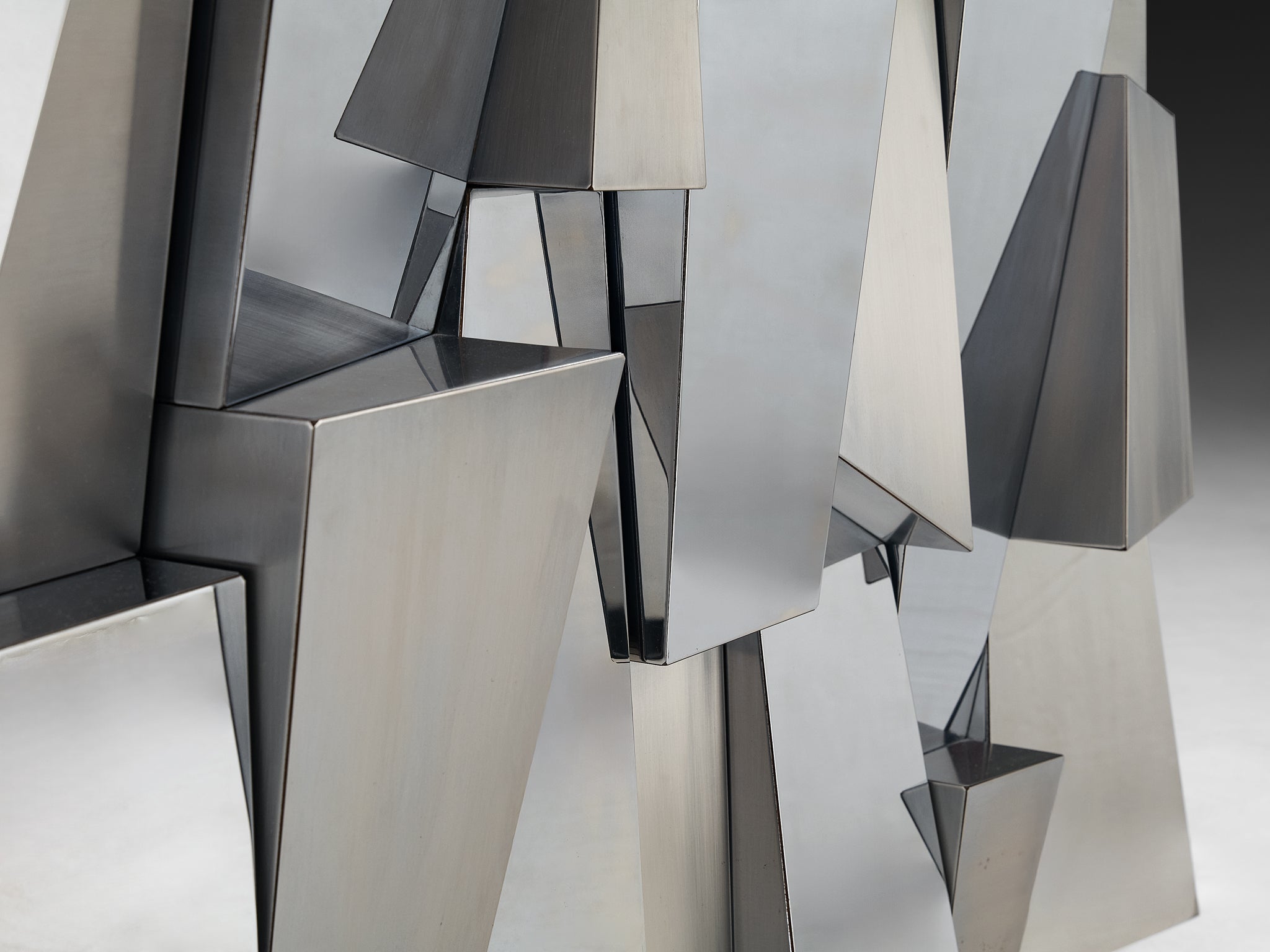 Paul Evans for Directional Faceted 'PE 300' Cabinet in Steel Case pieces and storage cabinets Morentz