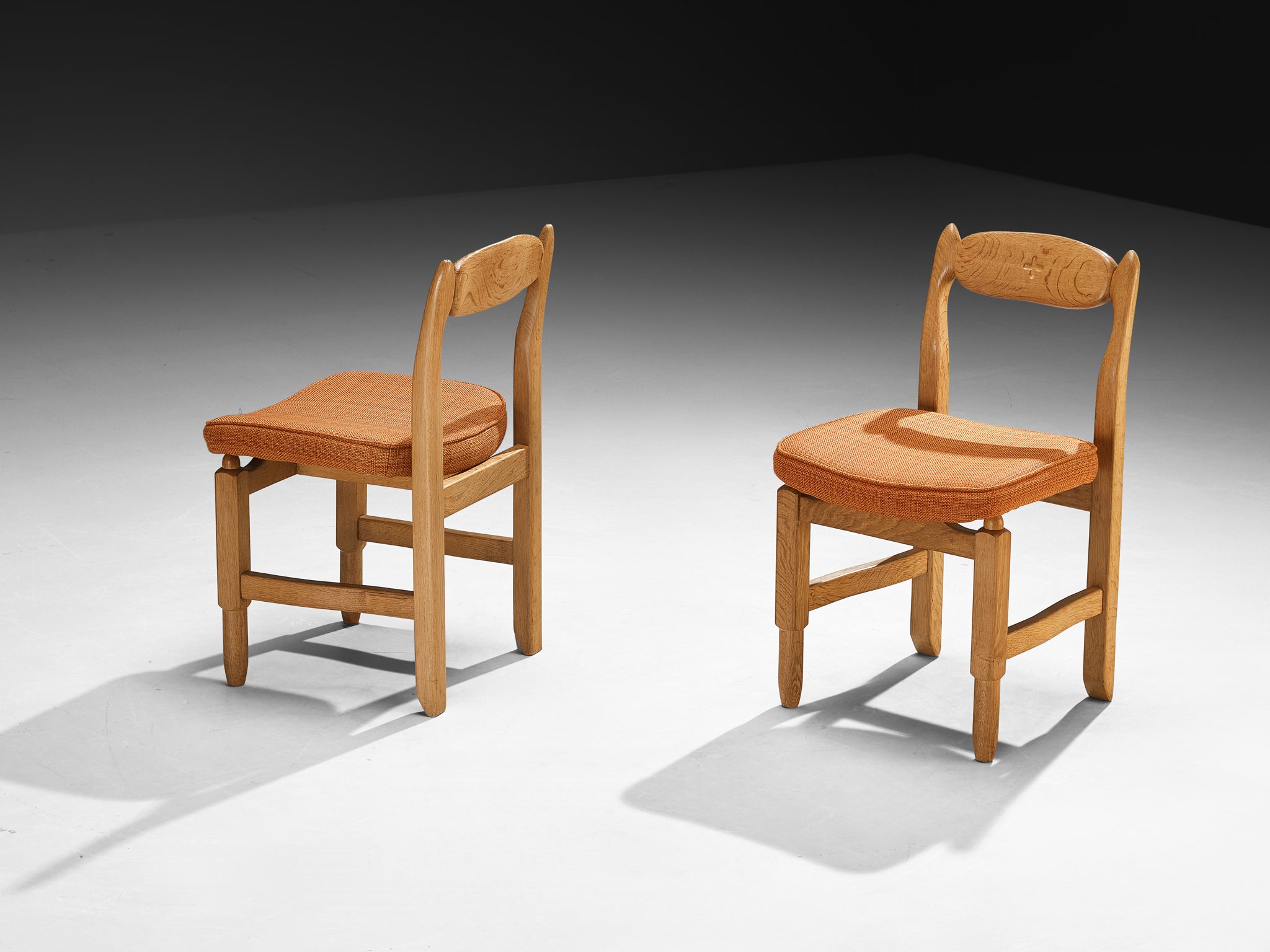 Guillerme & Chambron for Votre Maison 'Lorraine' Chairs in Oak Seating Morentz