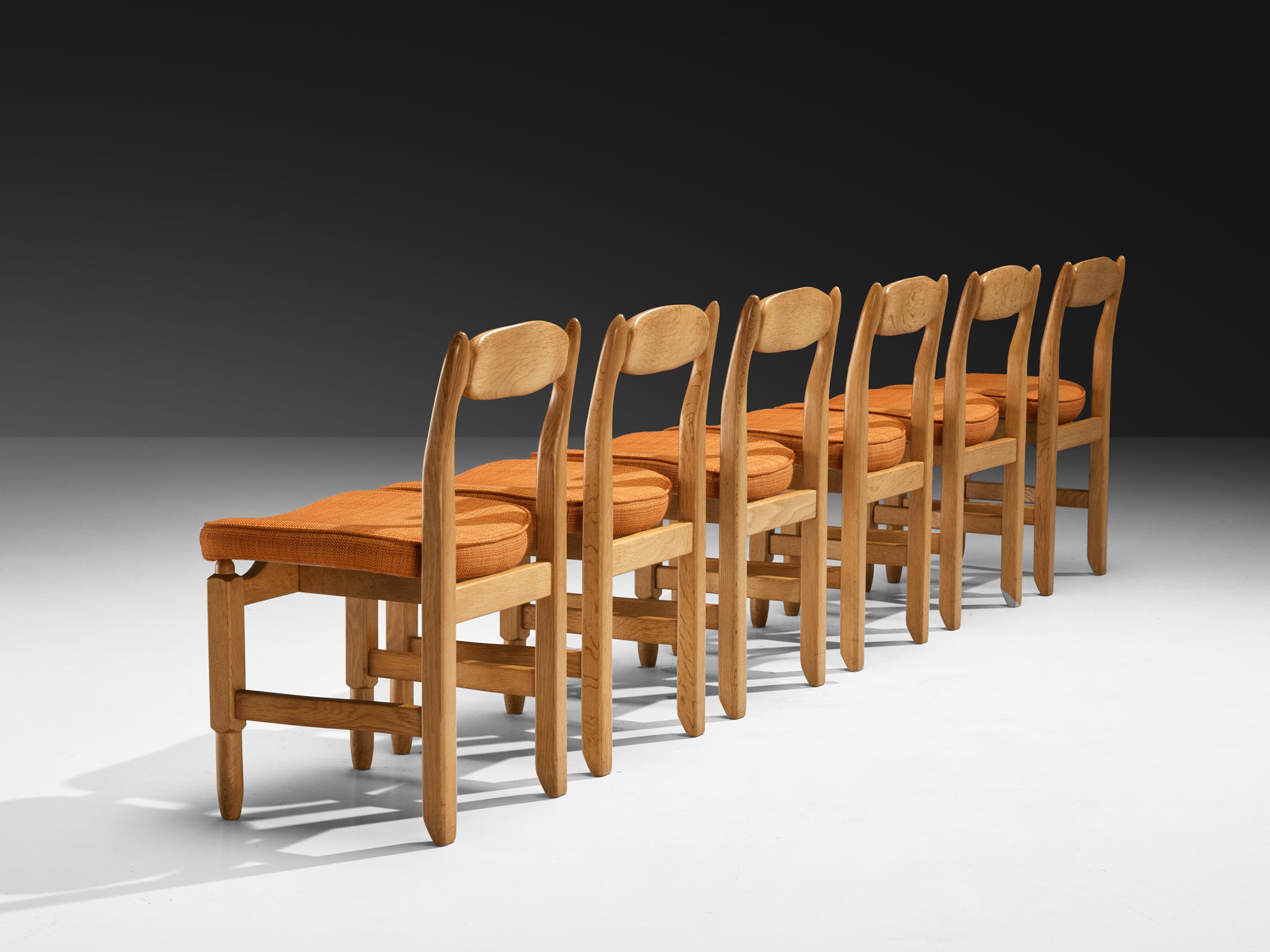 Guillerme & Chambron for Votre Maison 'Lorraine' Chairs in Oak Seating Morentz