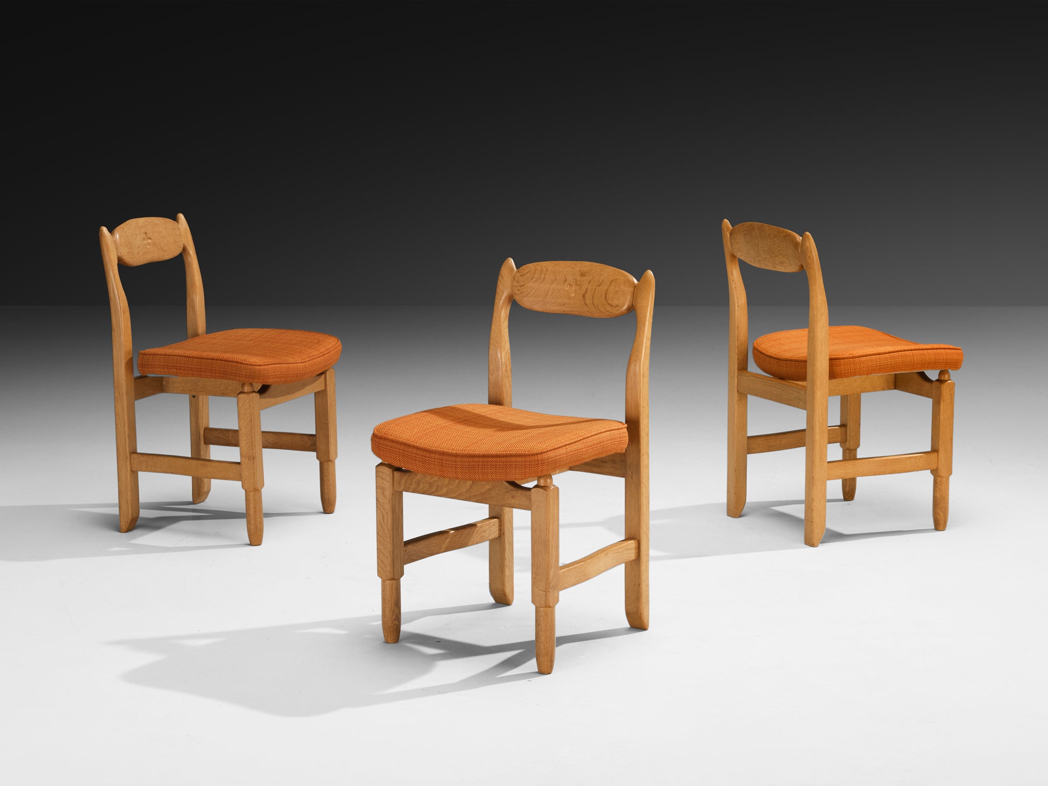 Guillerme & Chambron for Votre Maison 'Lorraine' Chairs in Oak Seating Morentz