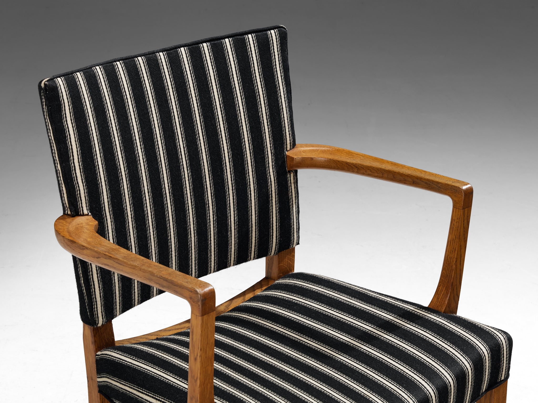 Kaare Klint for Rud. Rasmussens Snedkerier Set of Six '3758A' Red Dining Chairs Seating Morentz