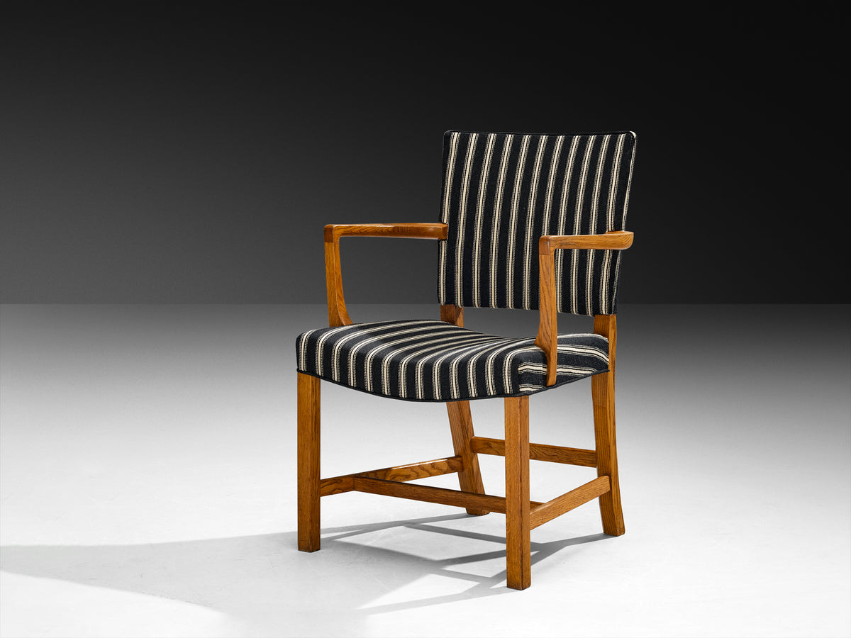 Kaare Klint for Rud. Rasmussens Snedkerier Pair of '3758A' Red Dining Chairs Seating Morentz