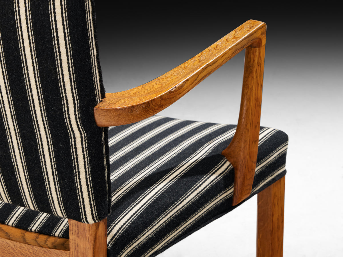Kaare Klint for Rud. Rasmussens Snedkerier Pair of '3758A' Red Dining Chairs Seating Morentz