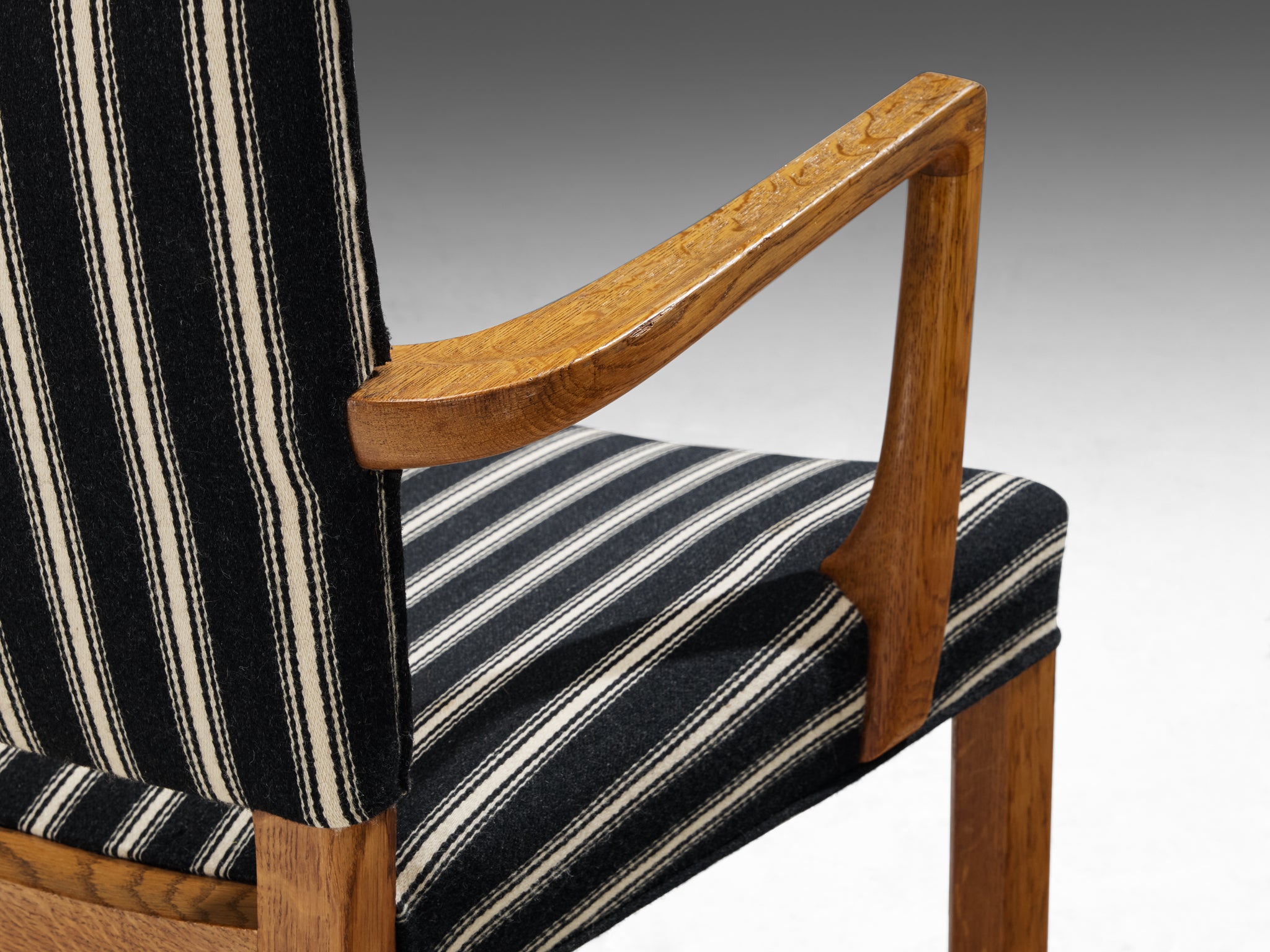 Kaare Klint for Rud. Rasmussens Snedkerier Set of Six '3758A' Red Dining Chairs Seating Morentz