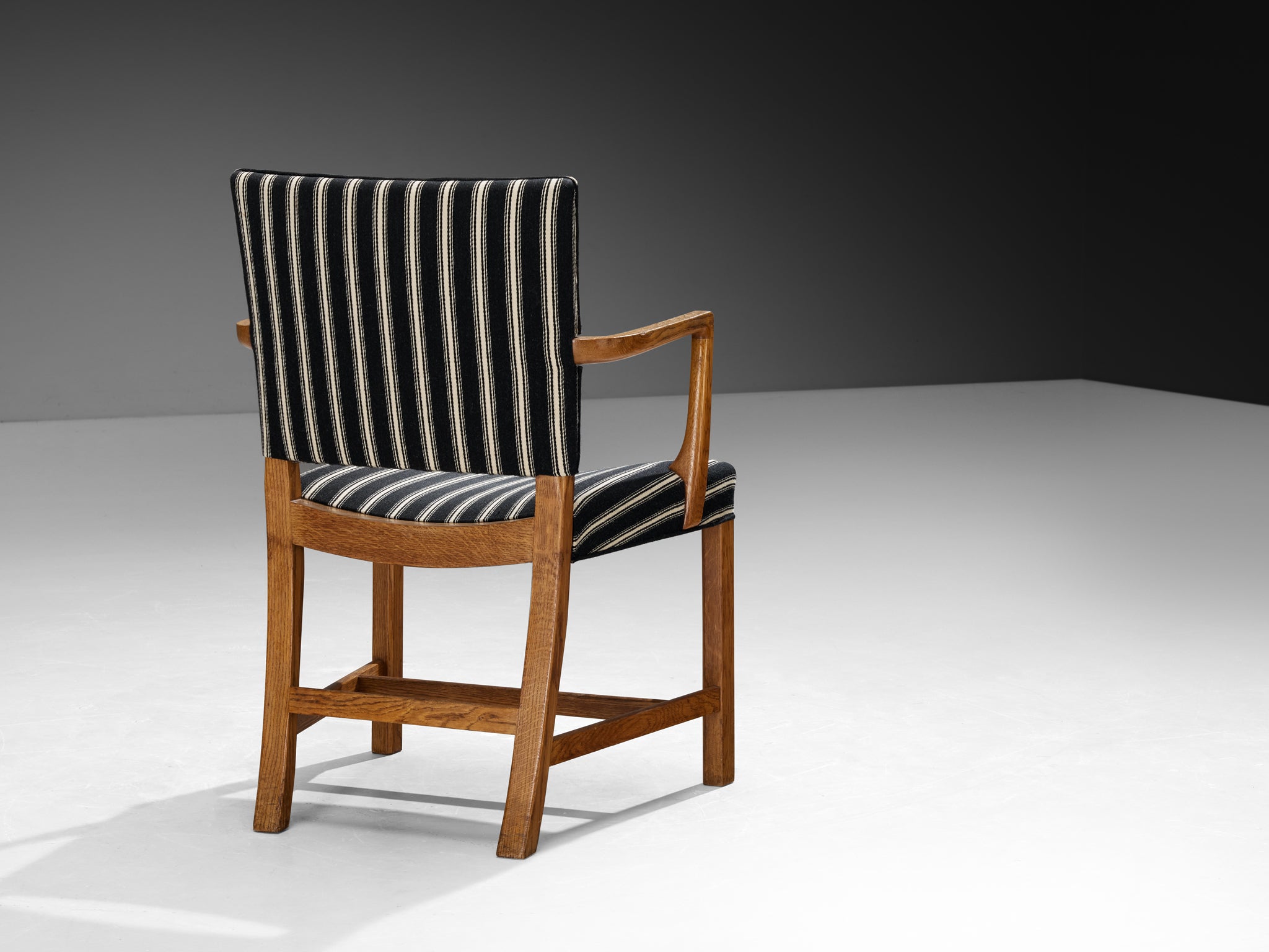 Kaare Klint for Rud. Rasmussens Snedkerier Set of Six '3758A' Red Dining Chairs Seating Morentz