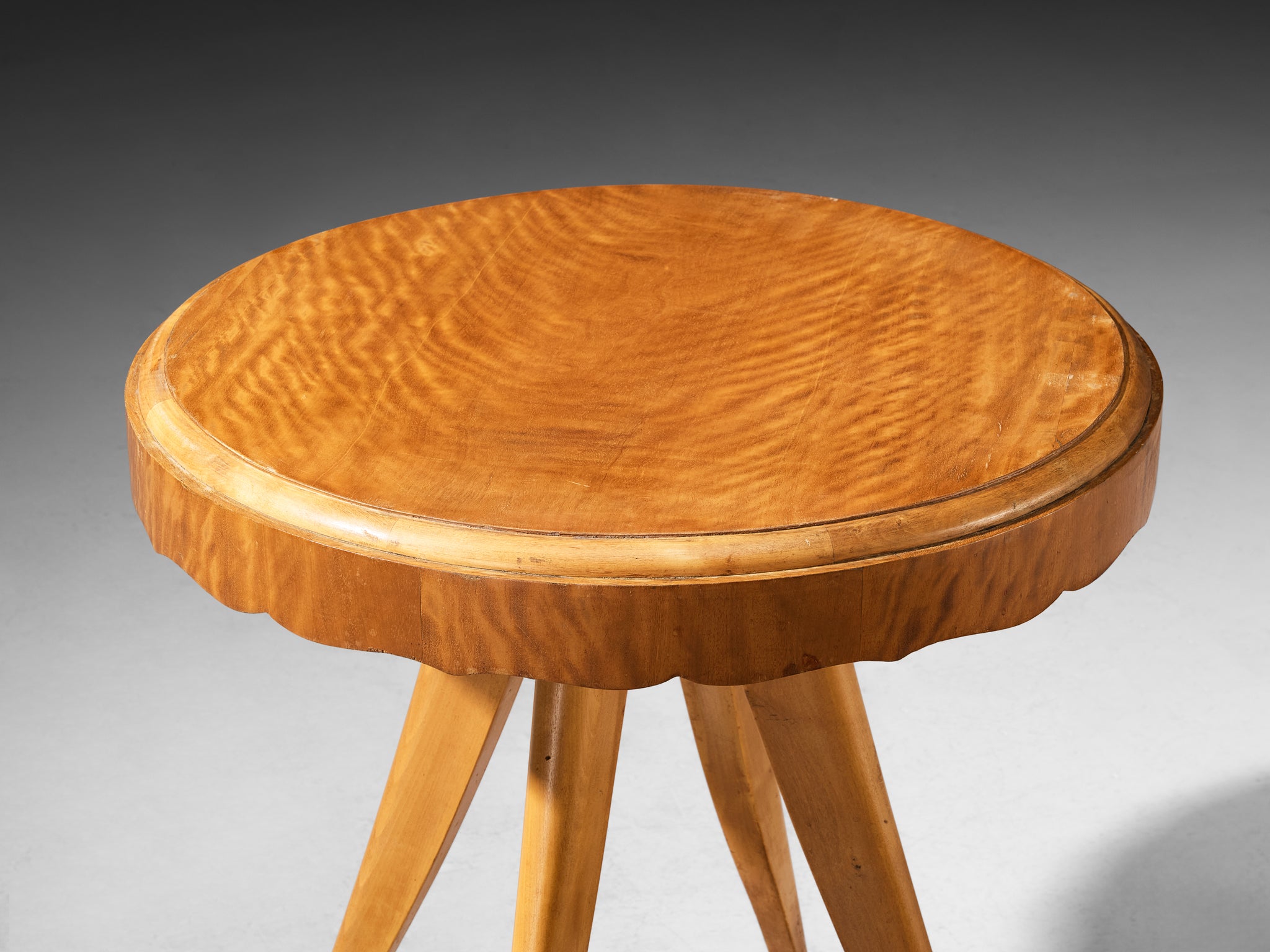 1940s French Side Table in Walnut Tables Morentz