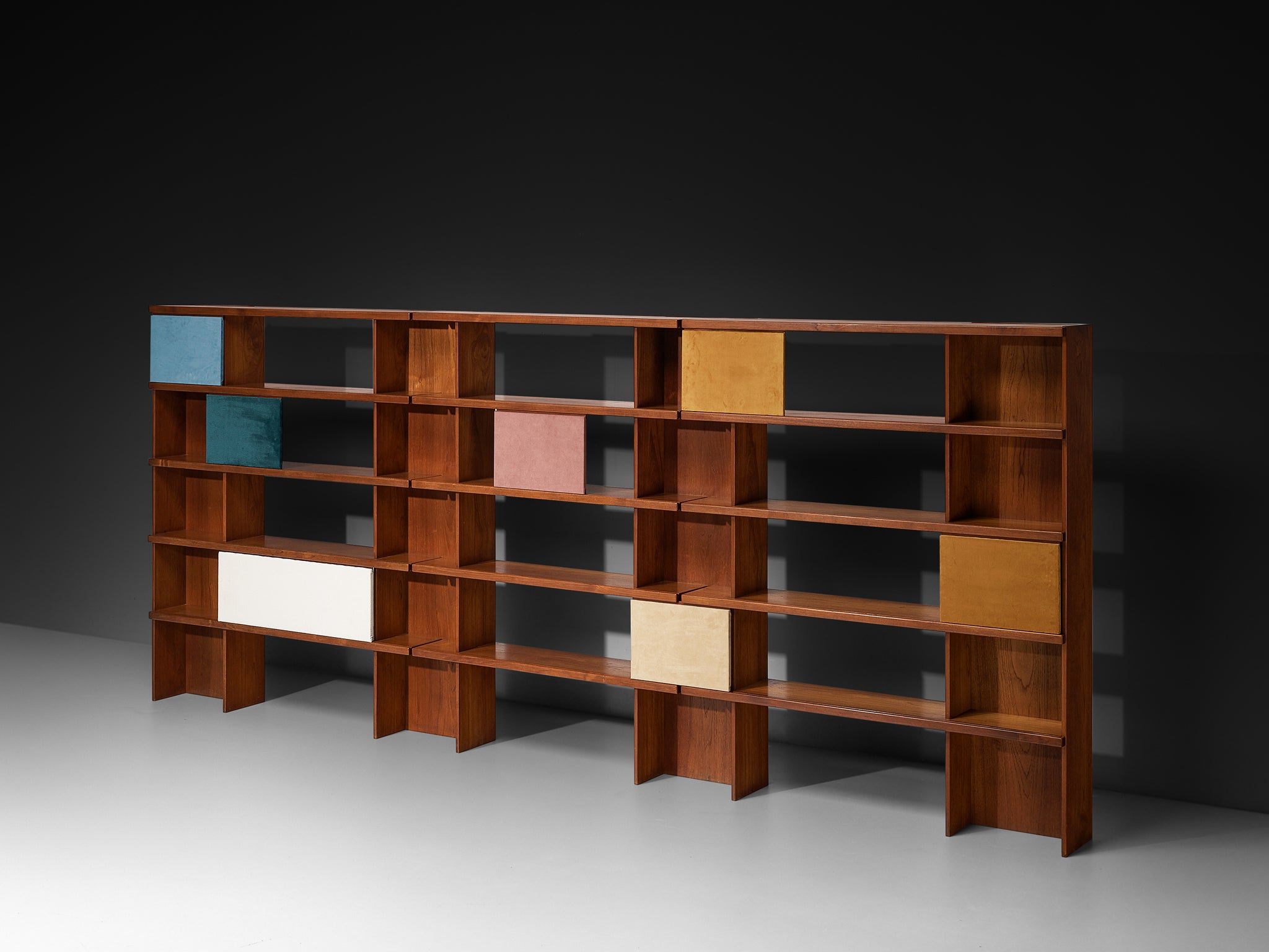 Ilmari Tapiovaara for La Permanente Mobili Cantù Bookcase Case pieces and storage cabinets Morentz