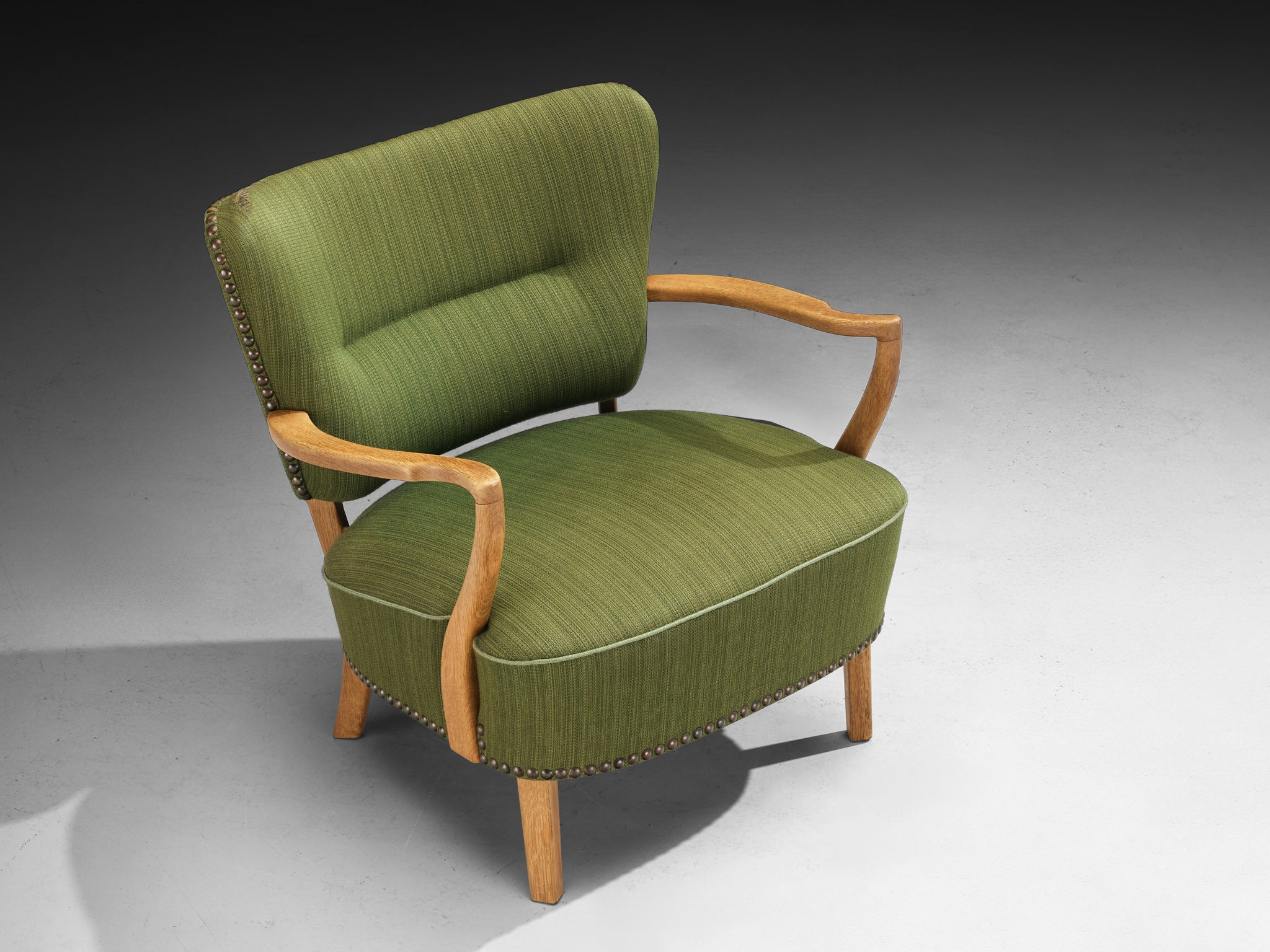 Villy Sørensen for Frederik Stærmose Lounge Chair in Oak Seating Morentz