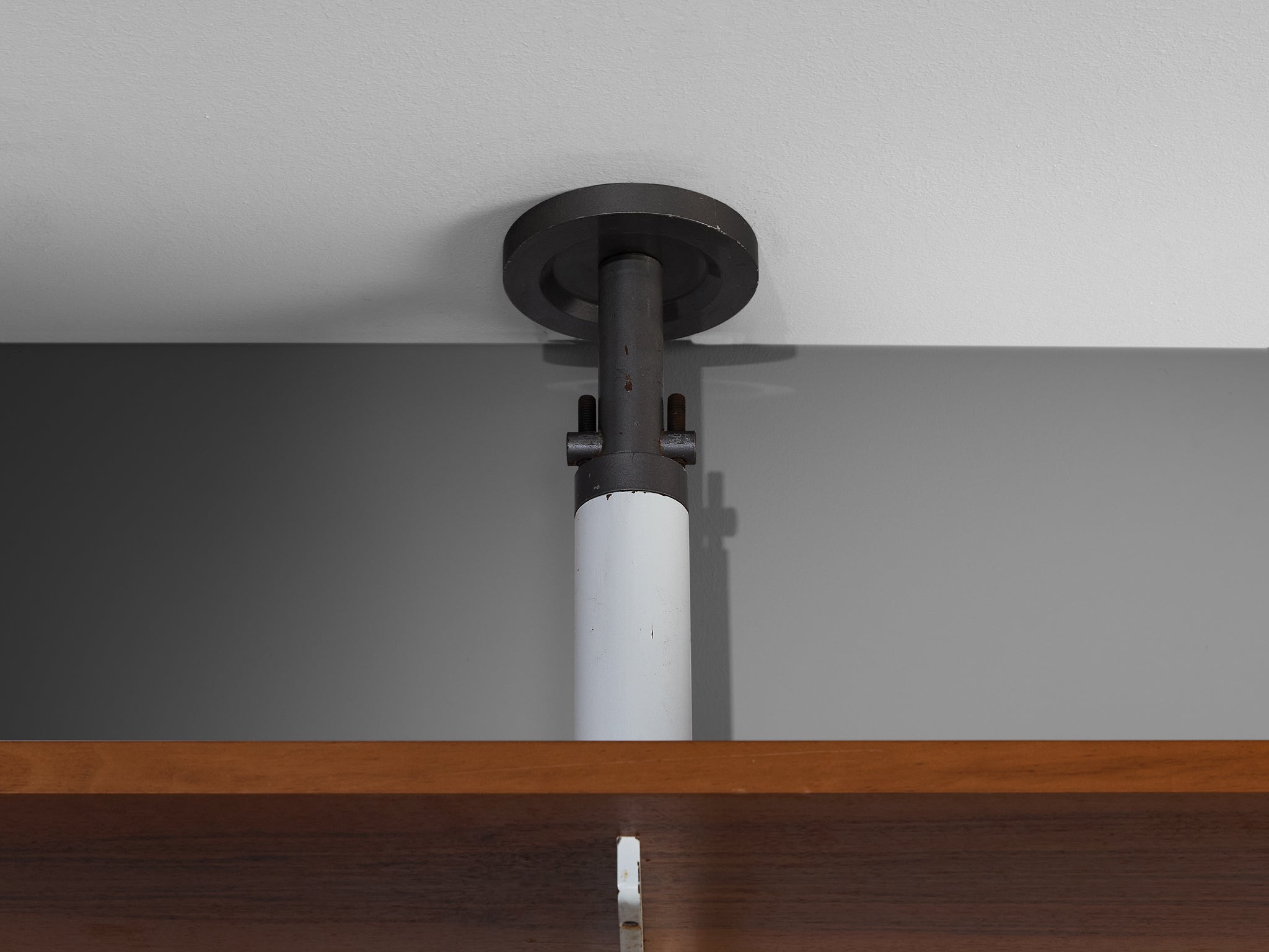 Carlo Scarpa for Bernini '795' Library in Metal and Walnut Case pieces and storage cabinets Morentz