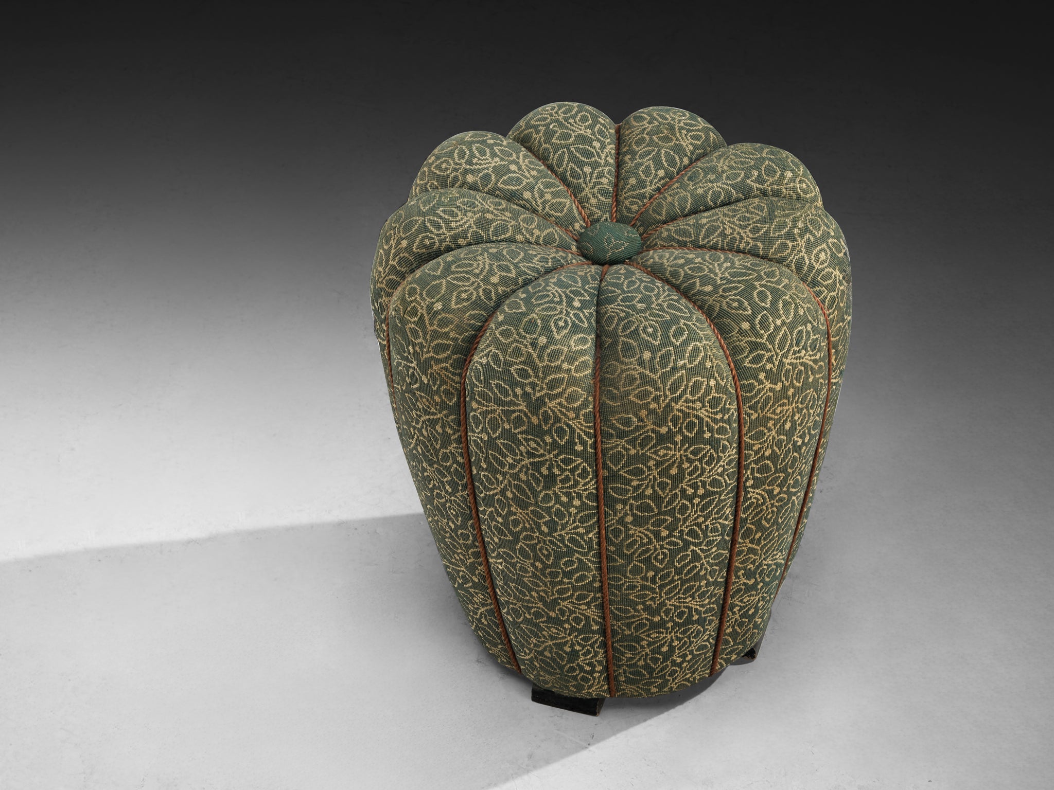 Jindrich Halabala Stools in Decorative Upholstery Seating Morentz