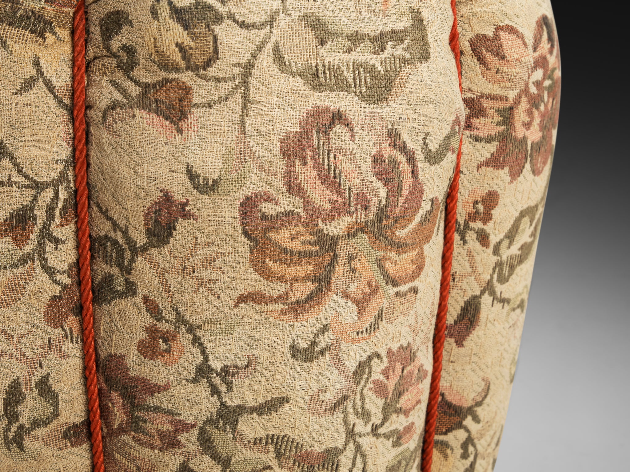 Jindrich Halabala Stools in Decorative Upholstery Seating Morentz