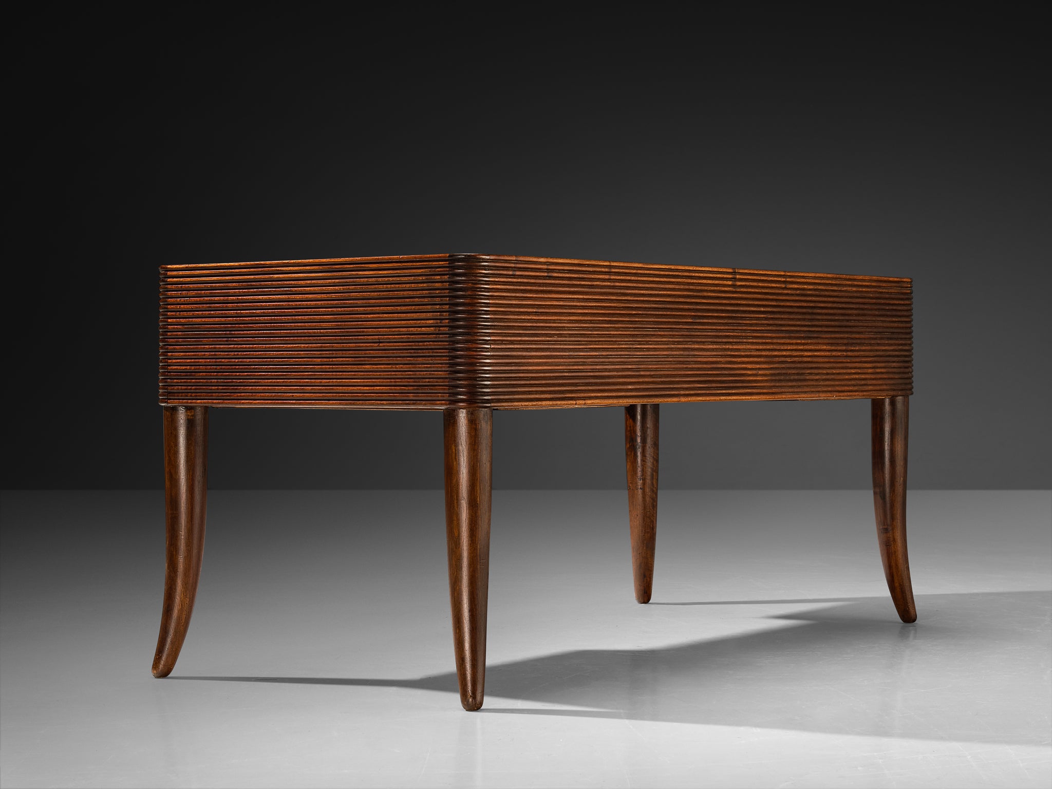 Paolo Buffa for Galdino Maspero Writing Desk in Walnut Tables Morentz