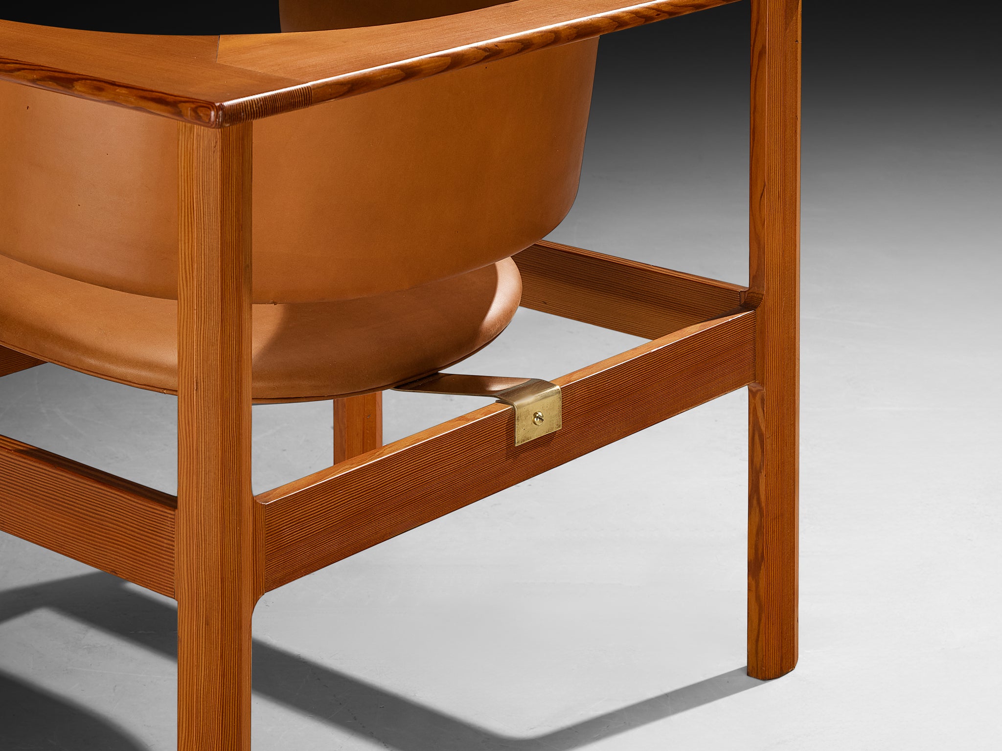 Carl Heinz Brockmann Petersen for Louis G. Thiersen Rare Geometric Armchairs Seating Morentz