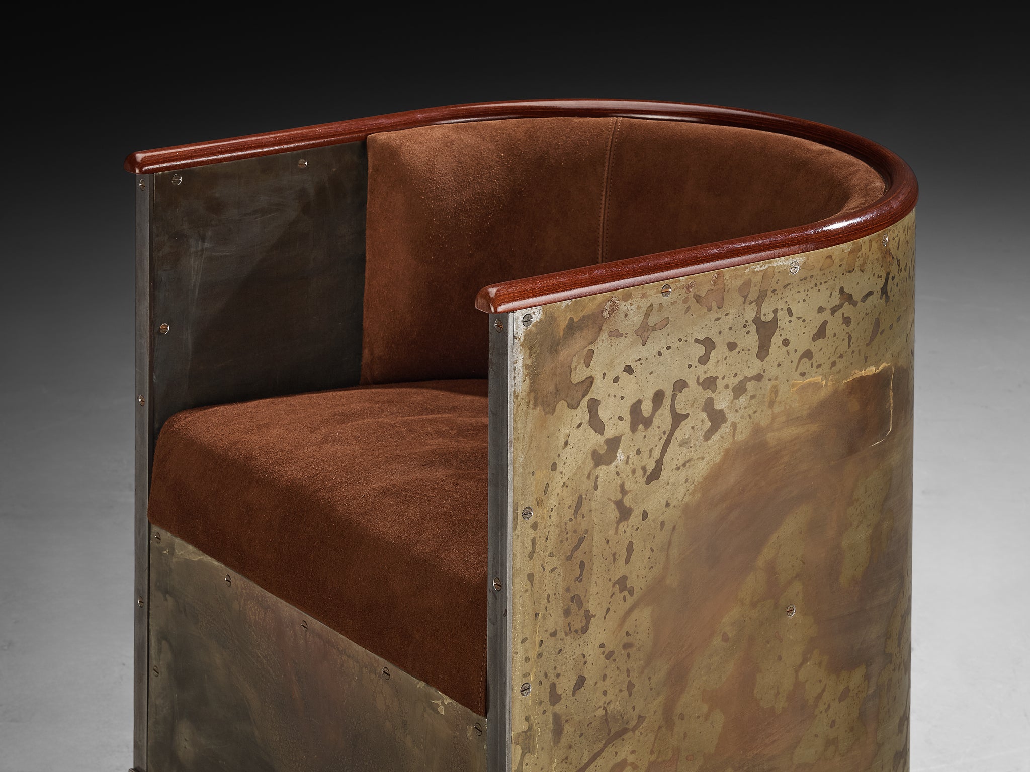 Mats Theselius for Källemo AB Limited Edition 'Järn Mocca' Lounge Chair Seating Morentz