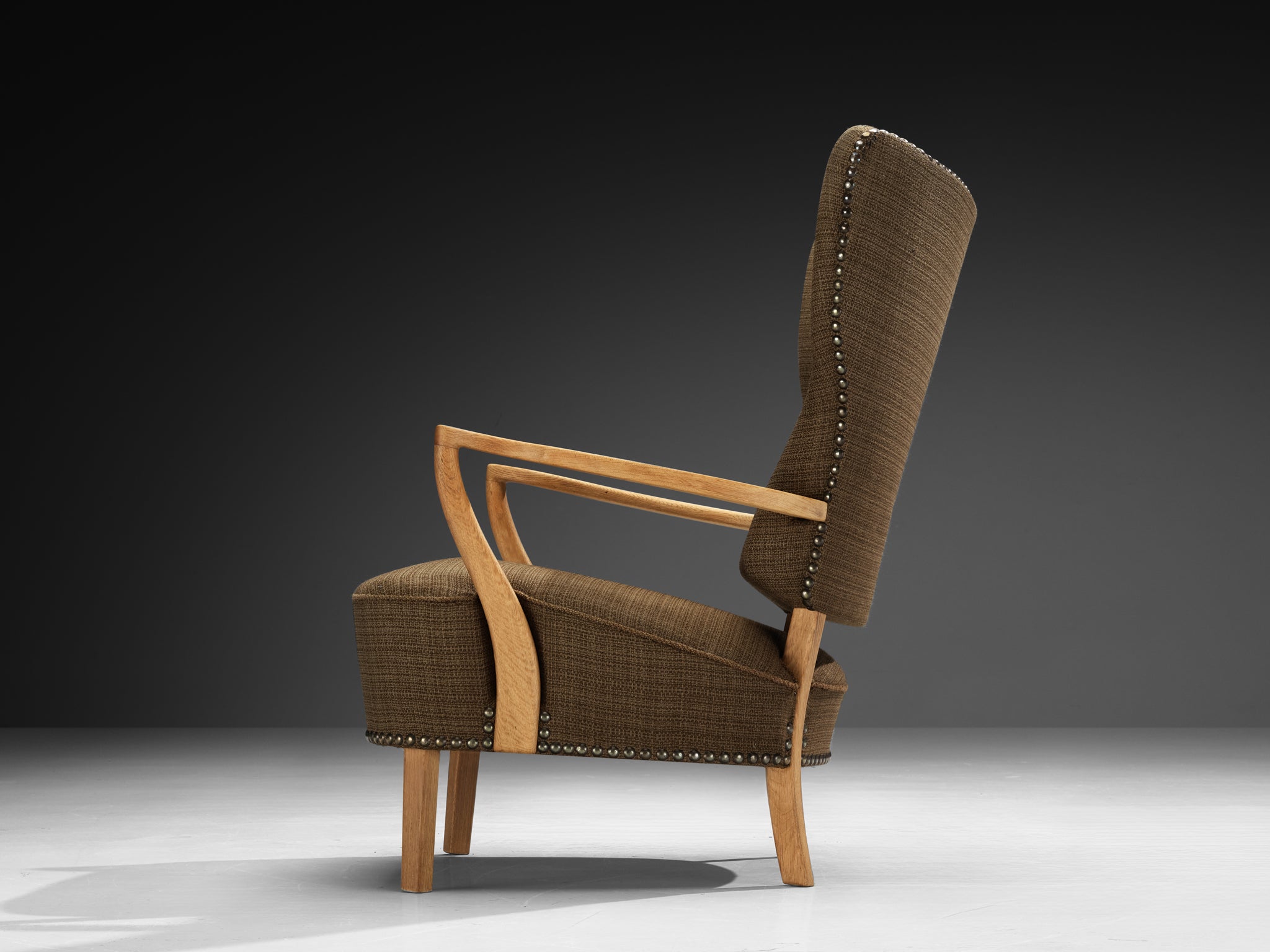Villy Sørensen for Frederik Stærmose Lounge Chair in Oak Seating Morentz