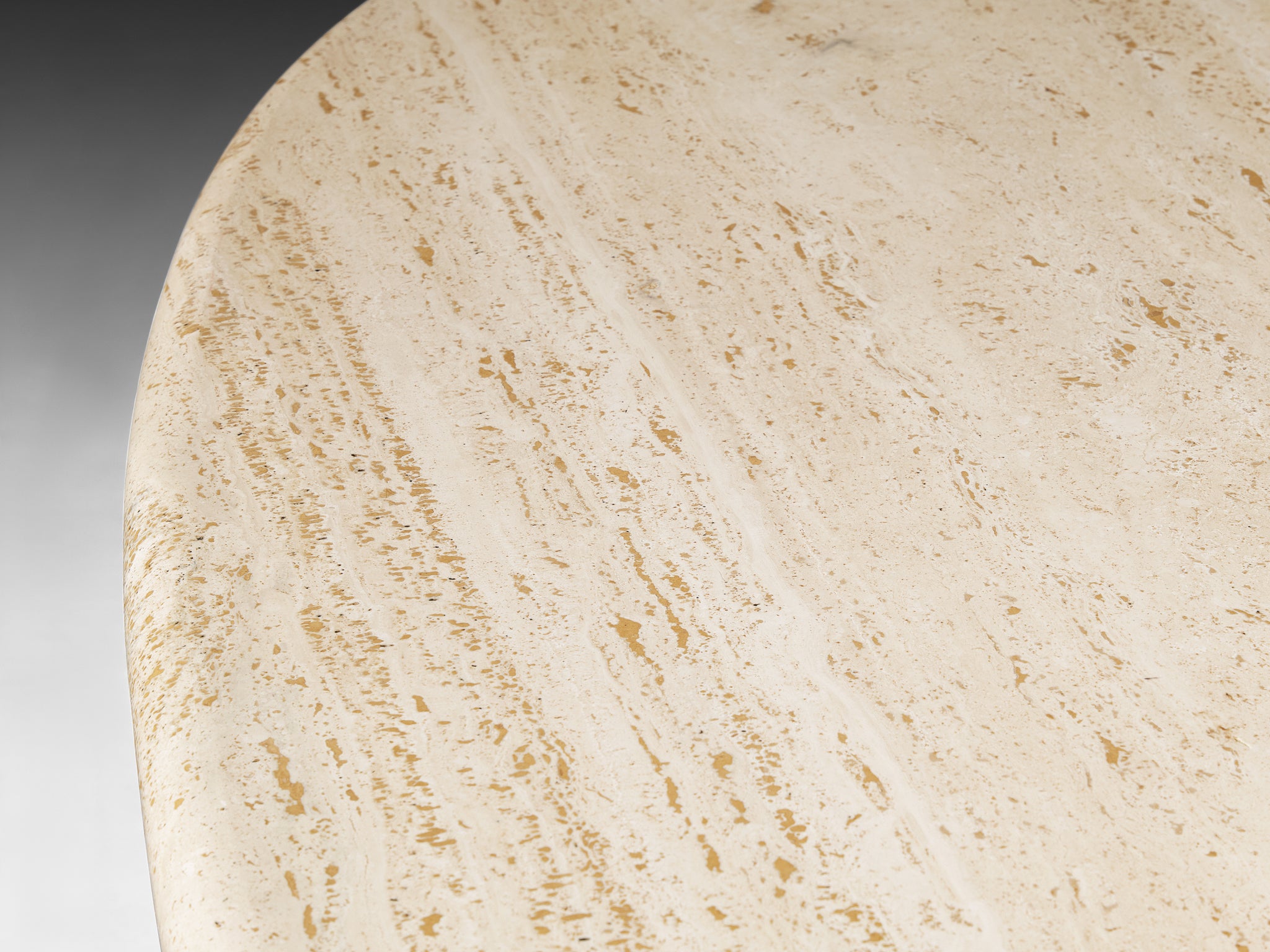 Cattelan Italia 'Argo' Oval Dining Table in Travertine Tables Morentz