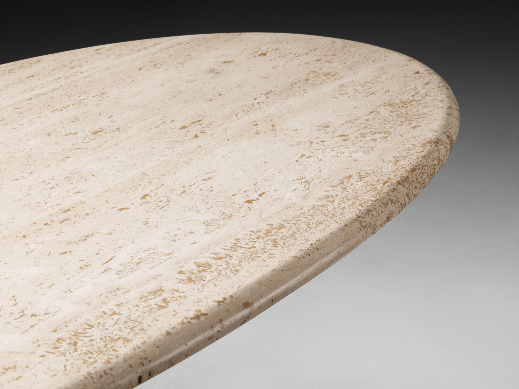 Cattelan Italia 'Argo' Oval Dining Table in Travertine Tables Morentz