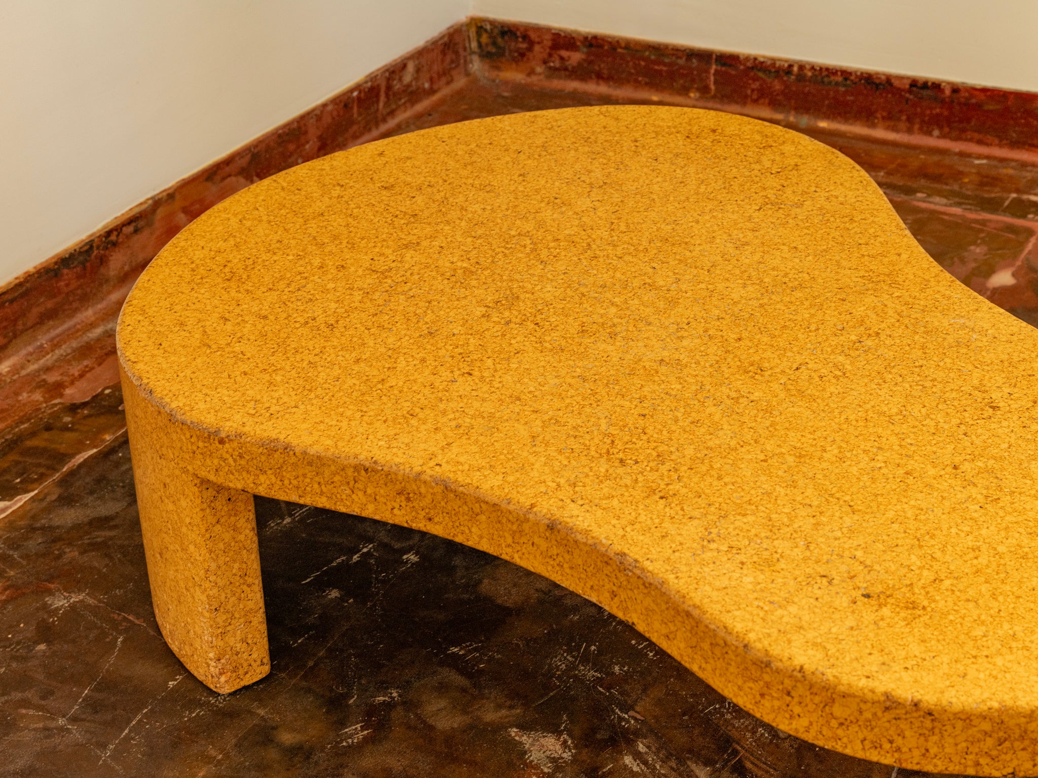 Rare Paul T. Frankl Model '5025' Coffee Table in Cork