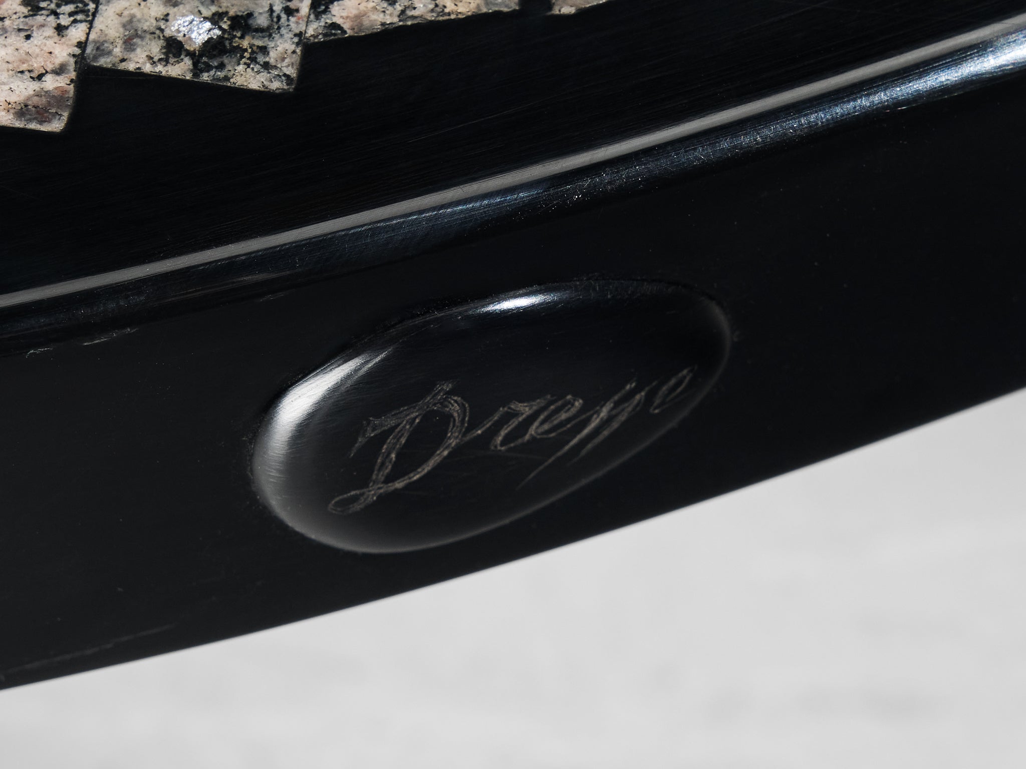 Custom Jean Claude Dresse Coffee Table in Granite Tables Morentz