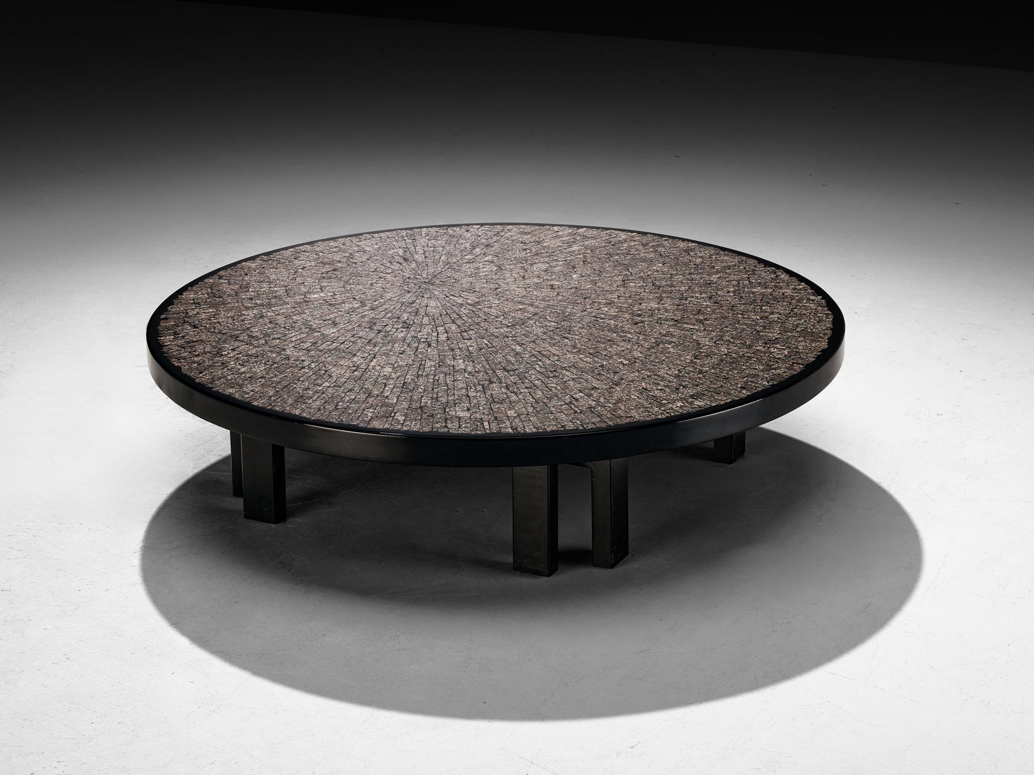 Custom Jean Claude Dresse Coffee Table in Granite Tables Morentz