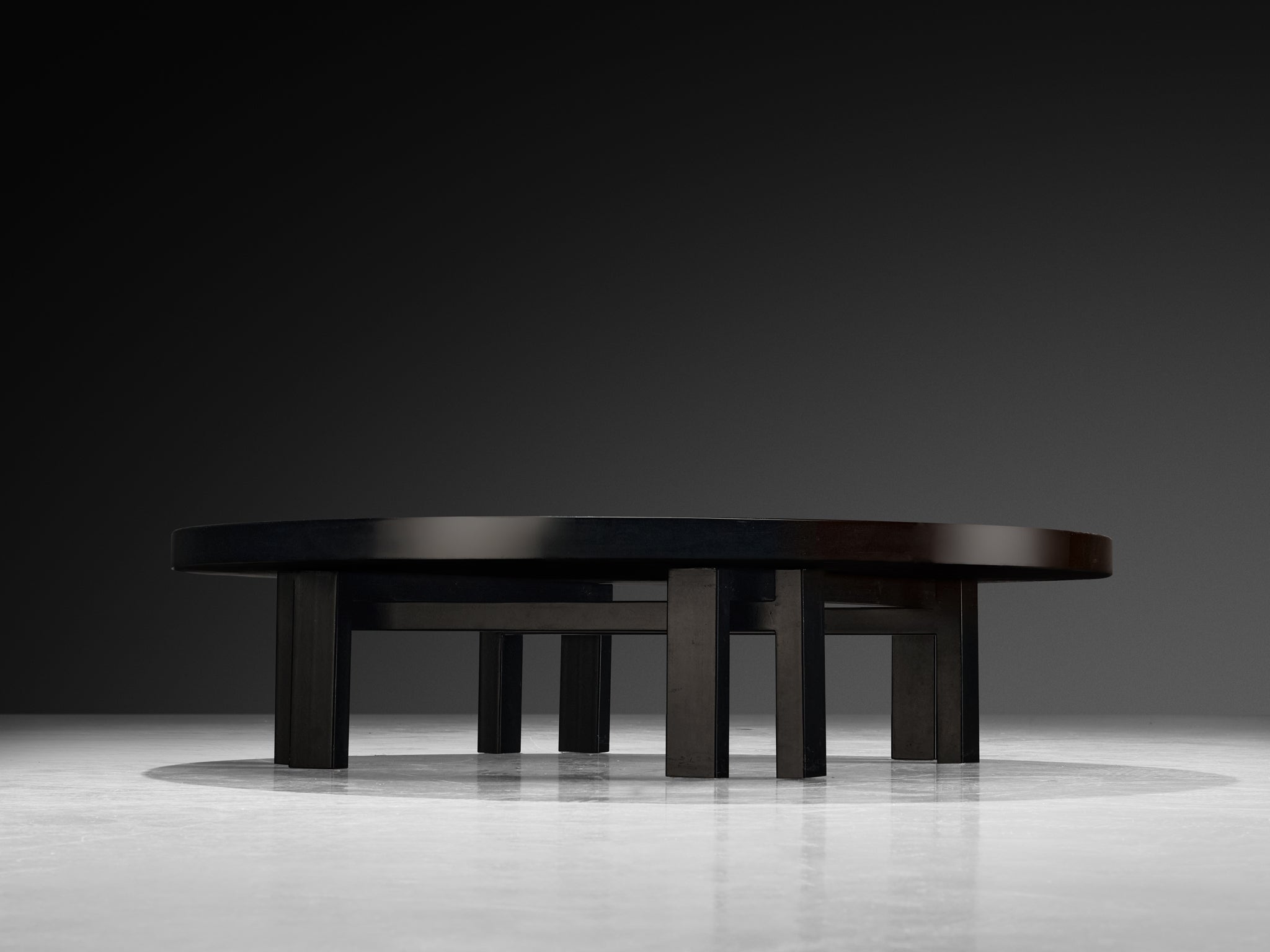 Custom Jean Claude Dresse Coffee Table in Granite Tables Morentz