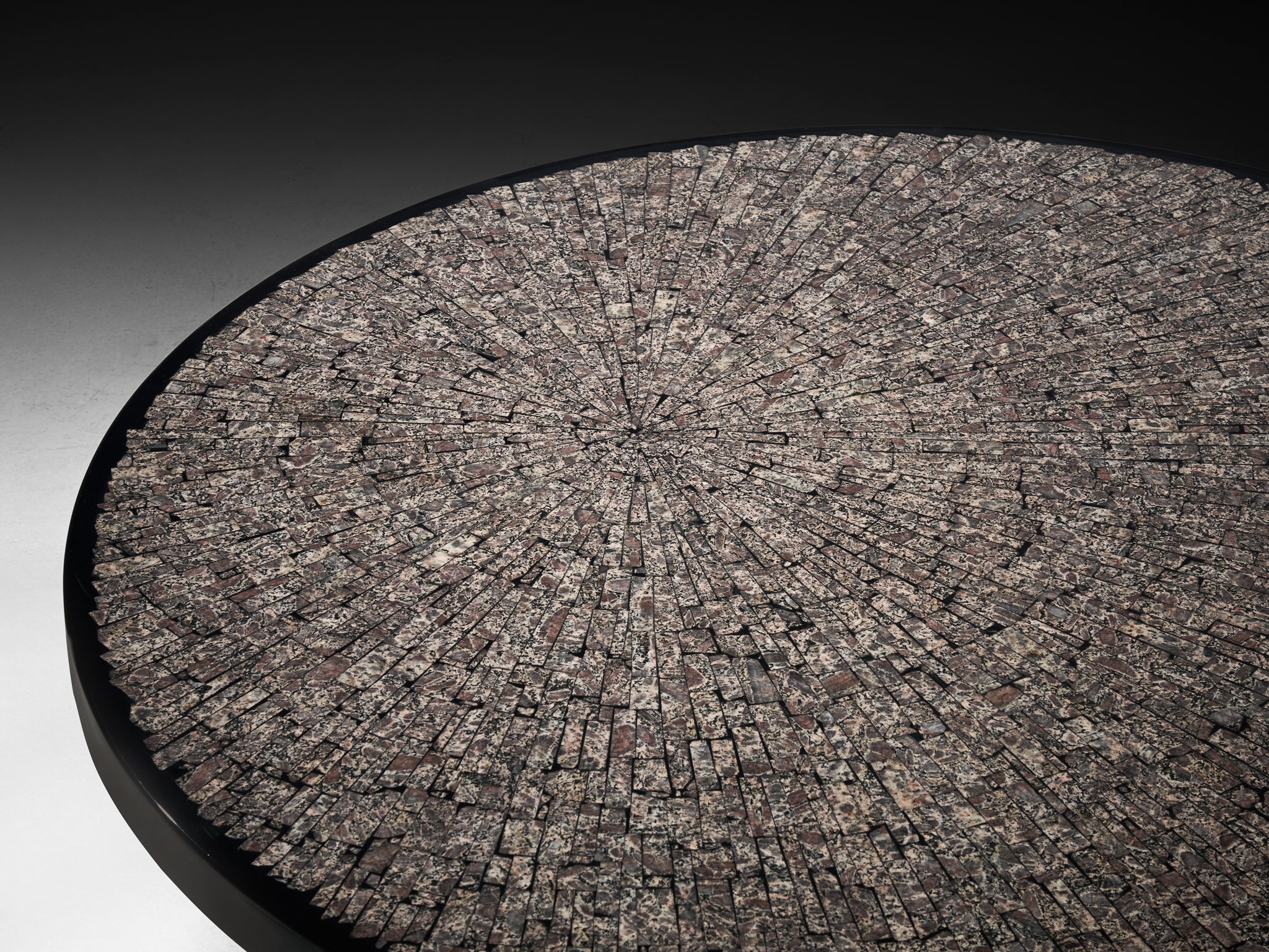 Custom Jean Claude Dresse Coffee Table in Granite Tables Morentz